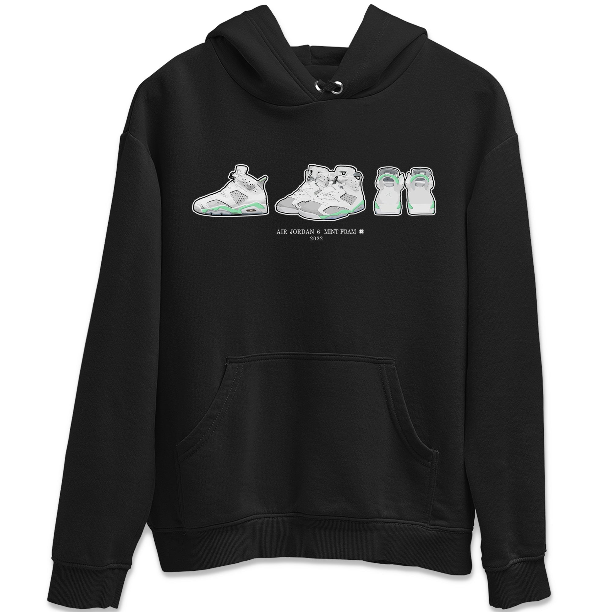 snkmatch Prelude Unisex Tops - Air Jordan 6 Mint Foam
