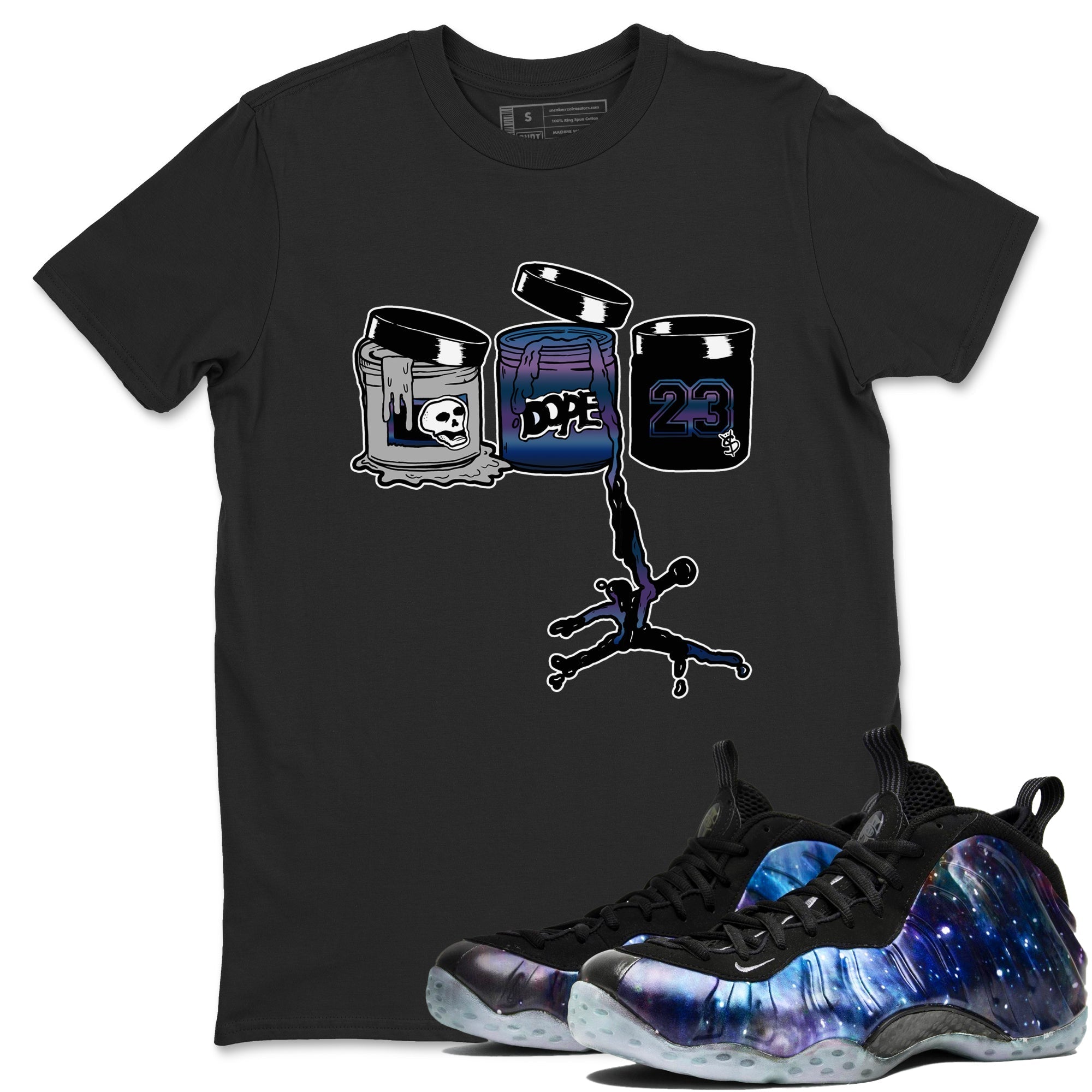 Jordan Paint snkmatch Tees - Air Foamposite One Galaxy