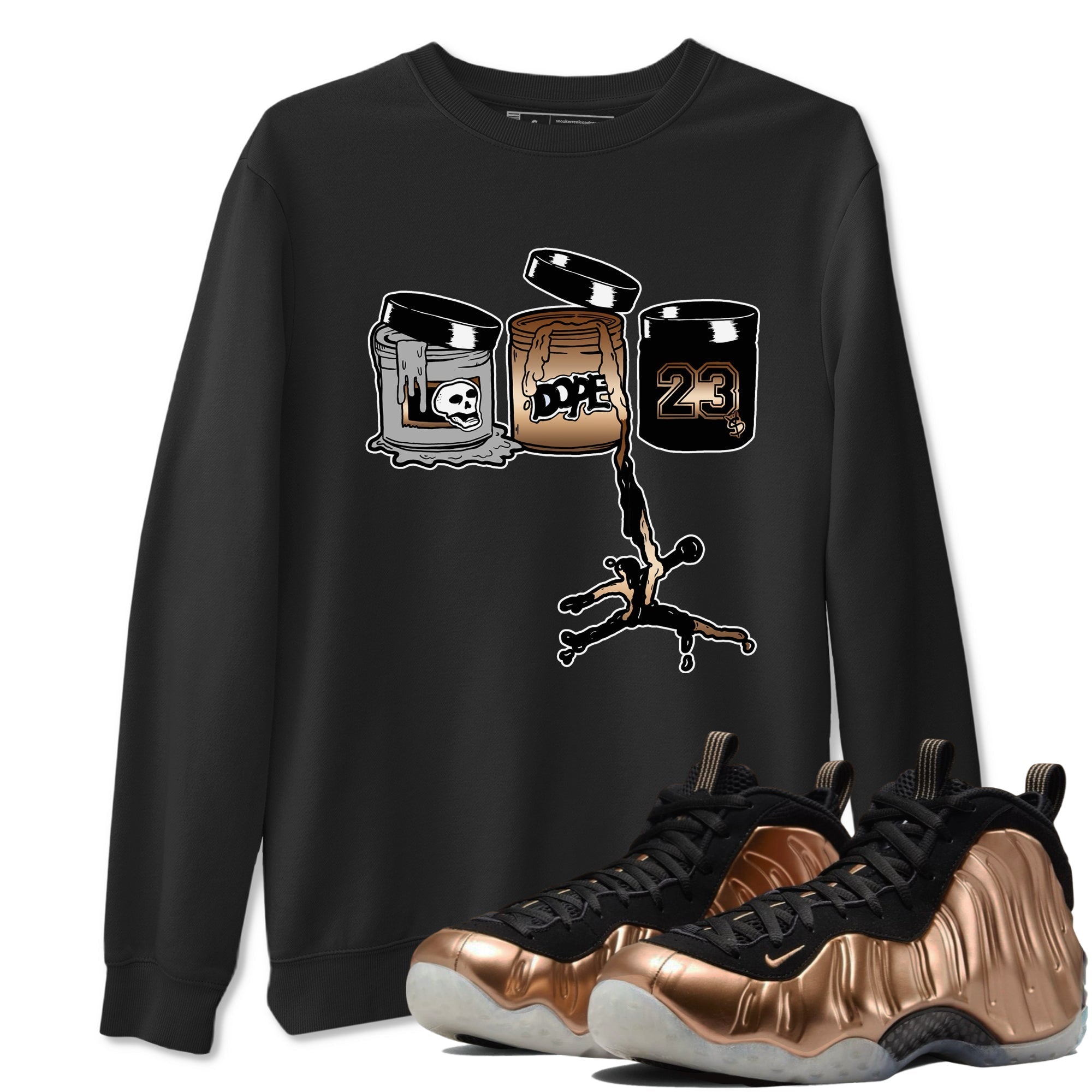 Jordan Paint snkmatch Tees - Air Foamposite One Metallic Copper