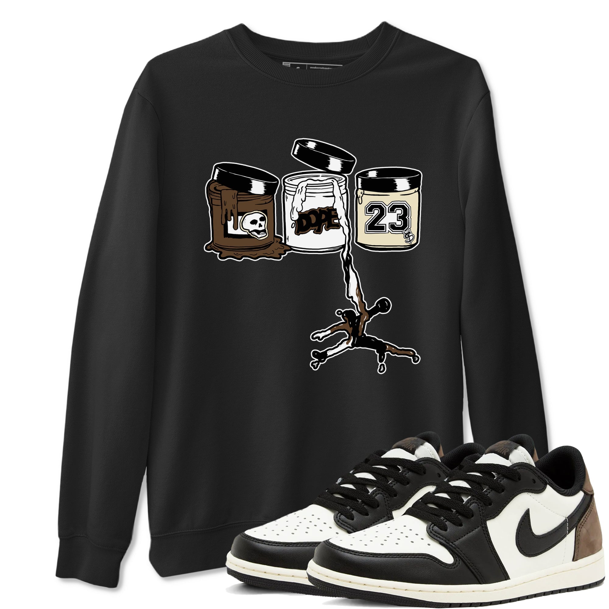 Jordan Paint snkmatch Tees - Air Jordan 1 Mocha
