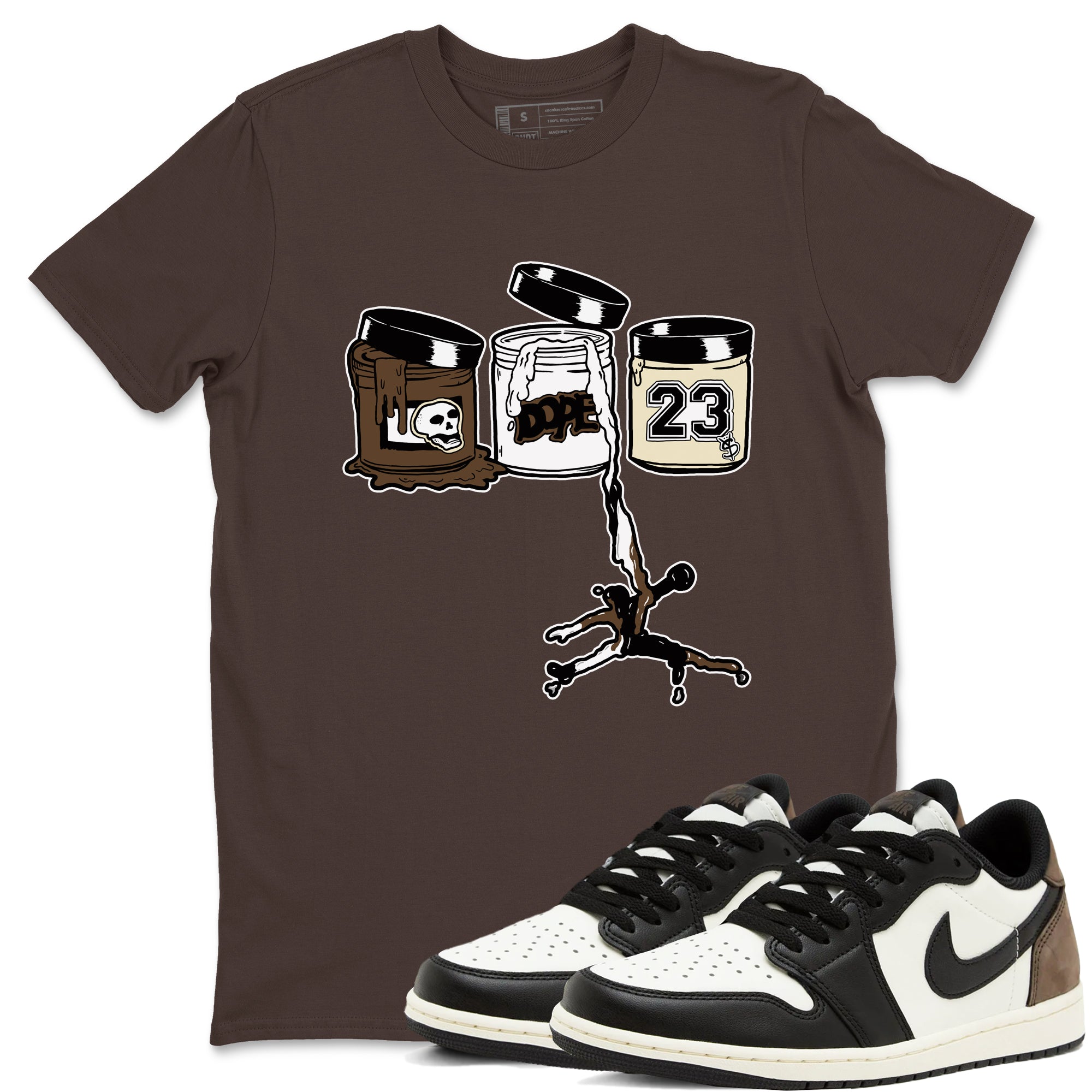 Jordan Paint snkmatch Tees - Air Jordan 1 Mocha
