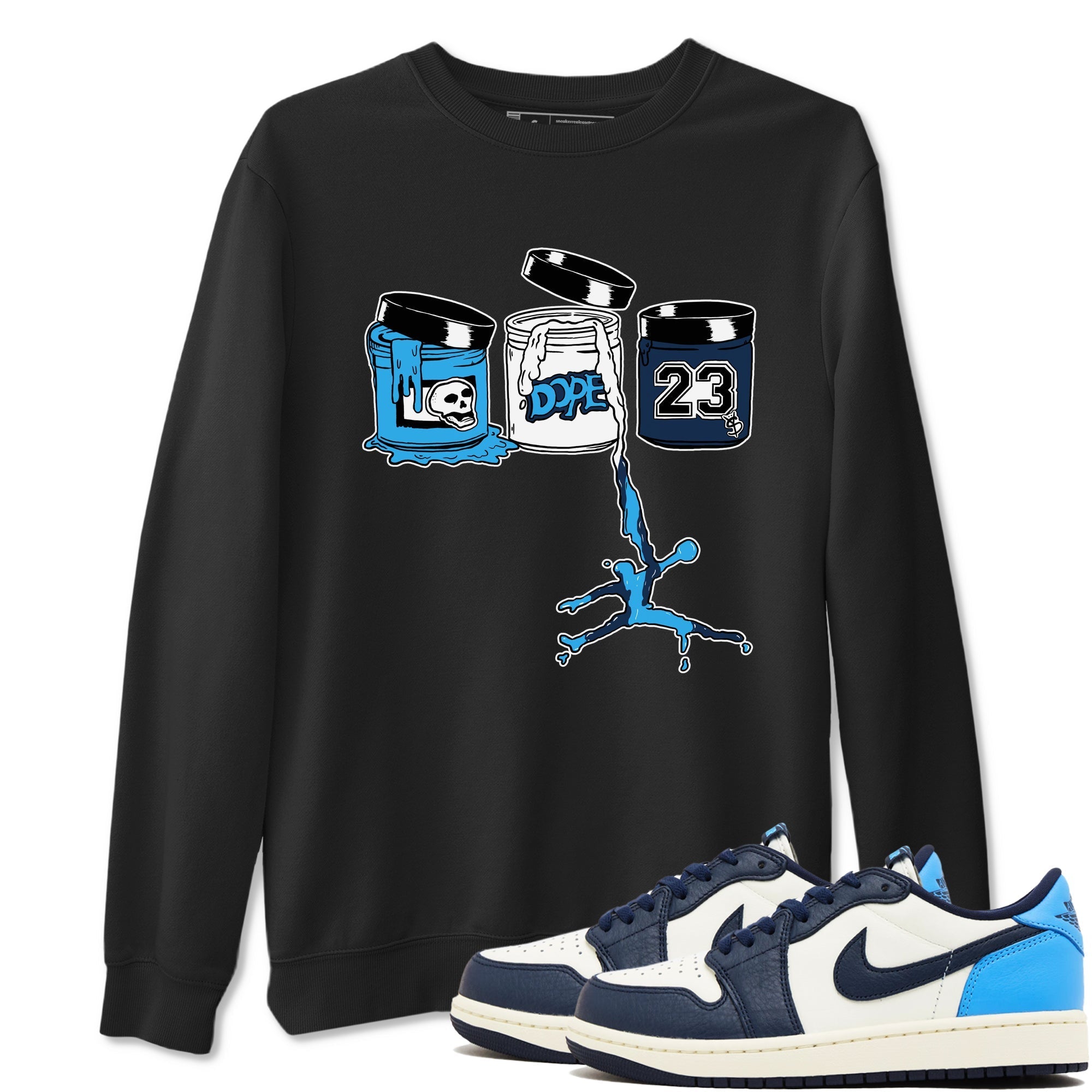 Jordan Paint snkmatch Tees - Air Jordan 1 Obsidian
