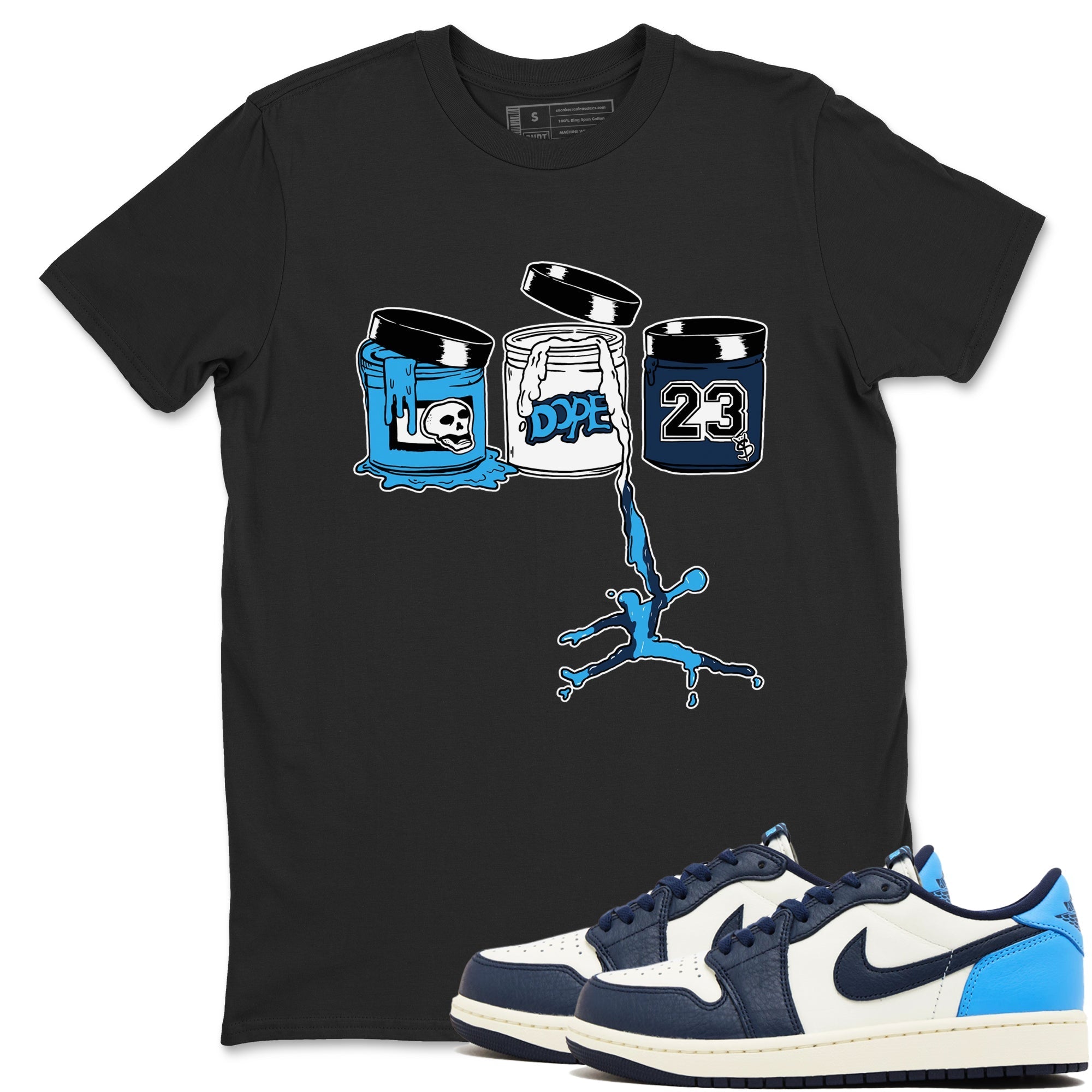 Jordan Paint snkmatch Tees - Air Jordan 1 Obsidian