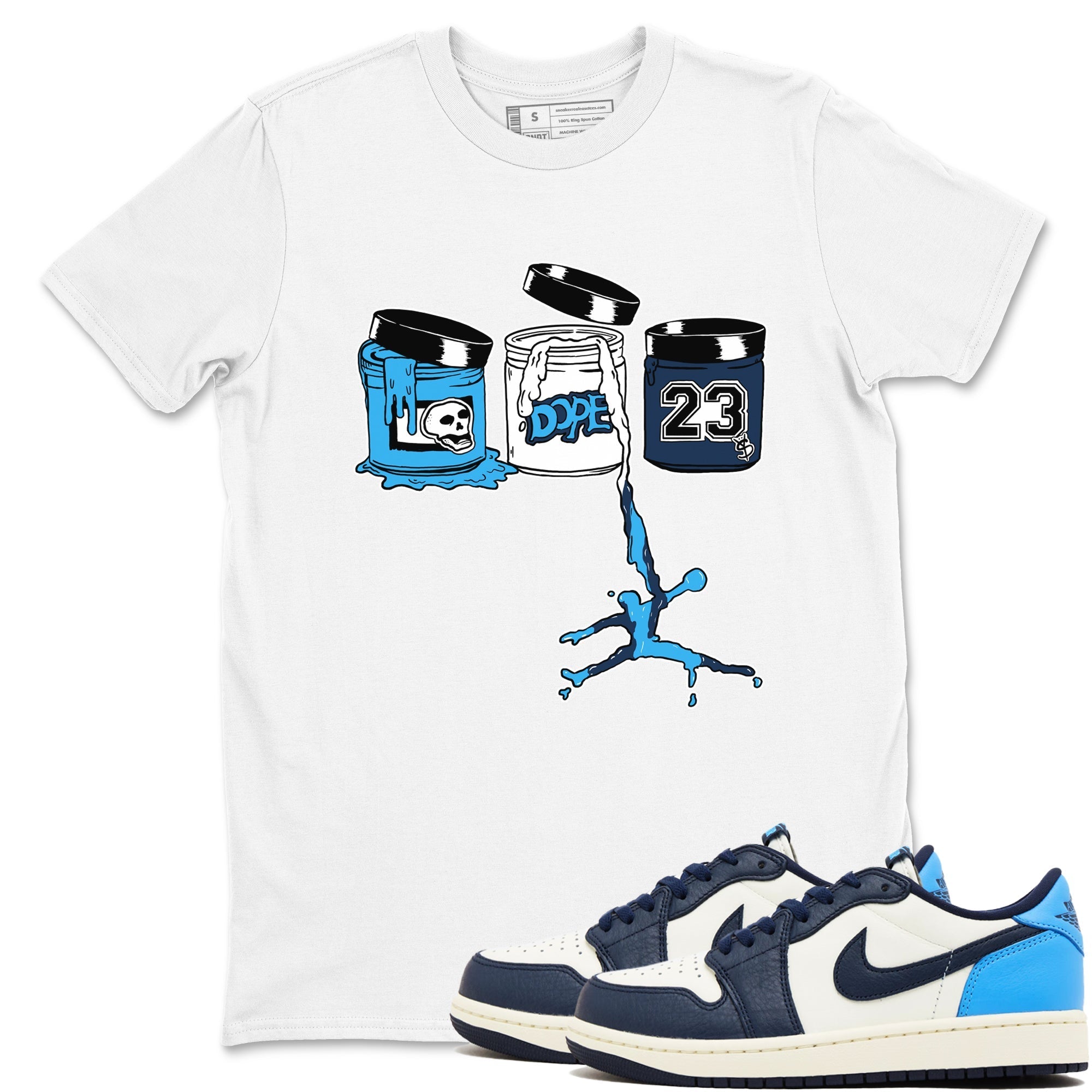 Jordan Paint snkmatch Tees - Air Jordan 1 Obsidian
