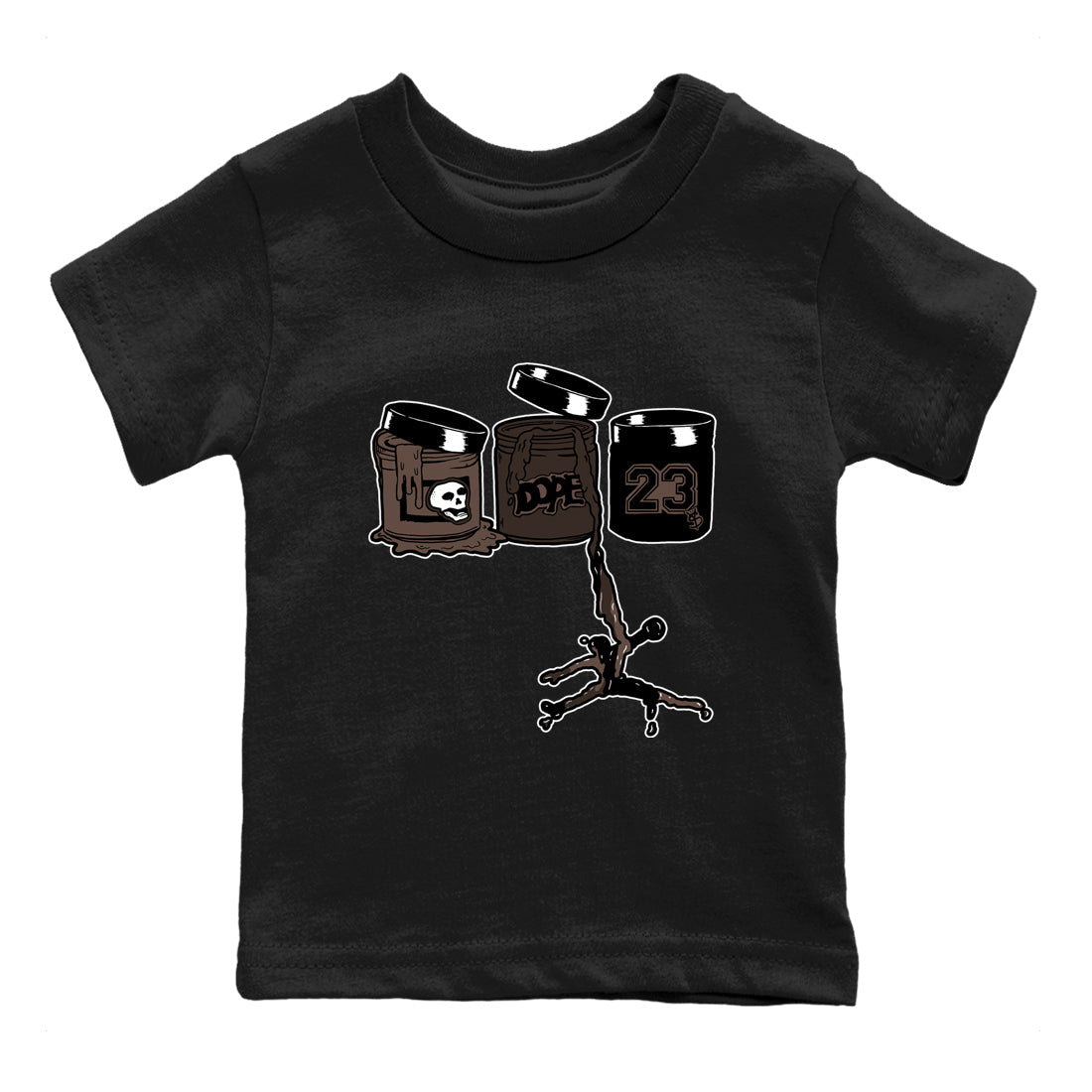 Jordan Paint snkmatch Tees Kids - Air Jordan 1 Travis Scott Velvet Brown