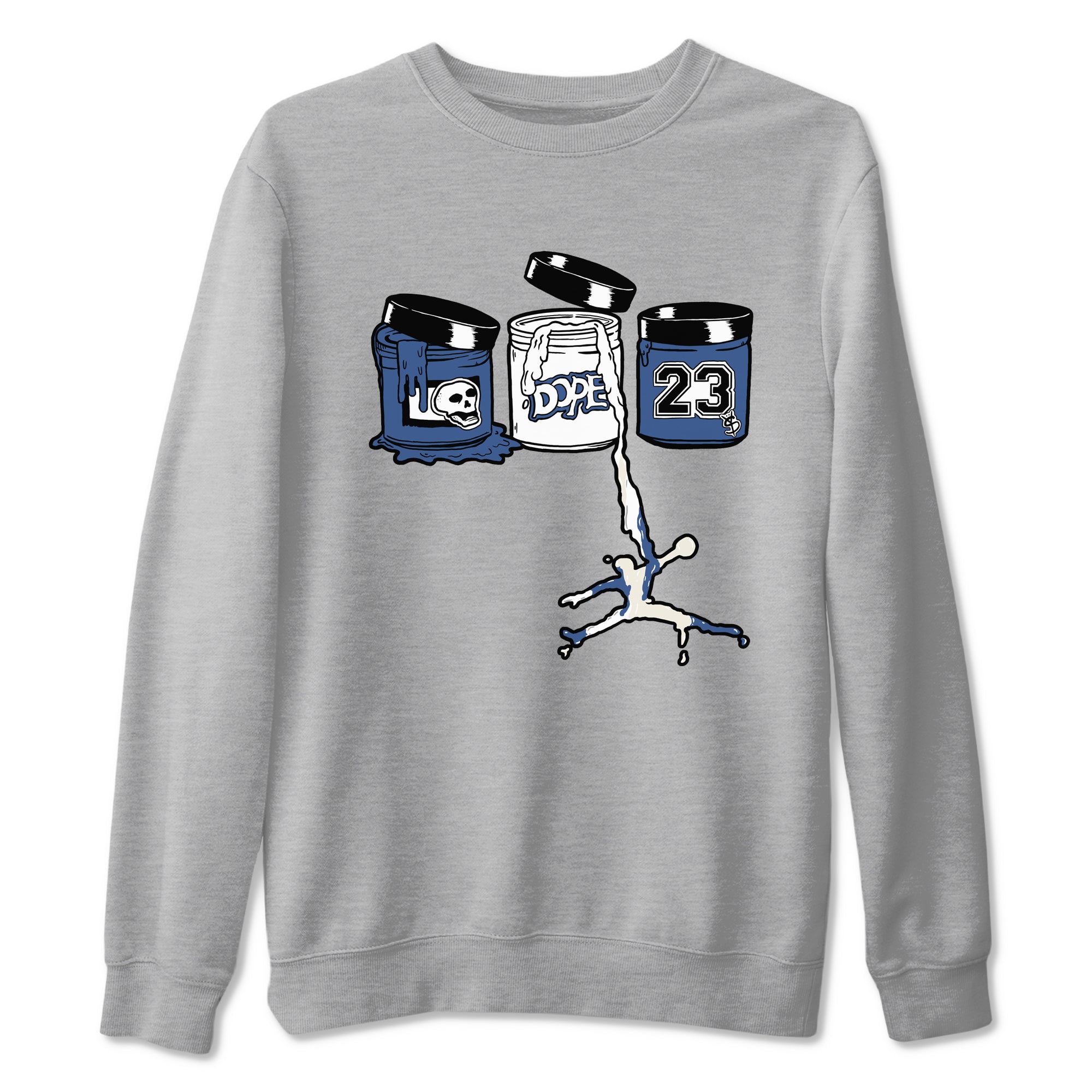 Jordan Paint snkmatch Tees - Air Jordan 11 Diffused Blue