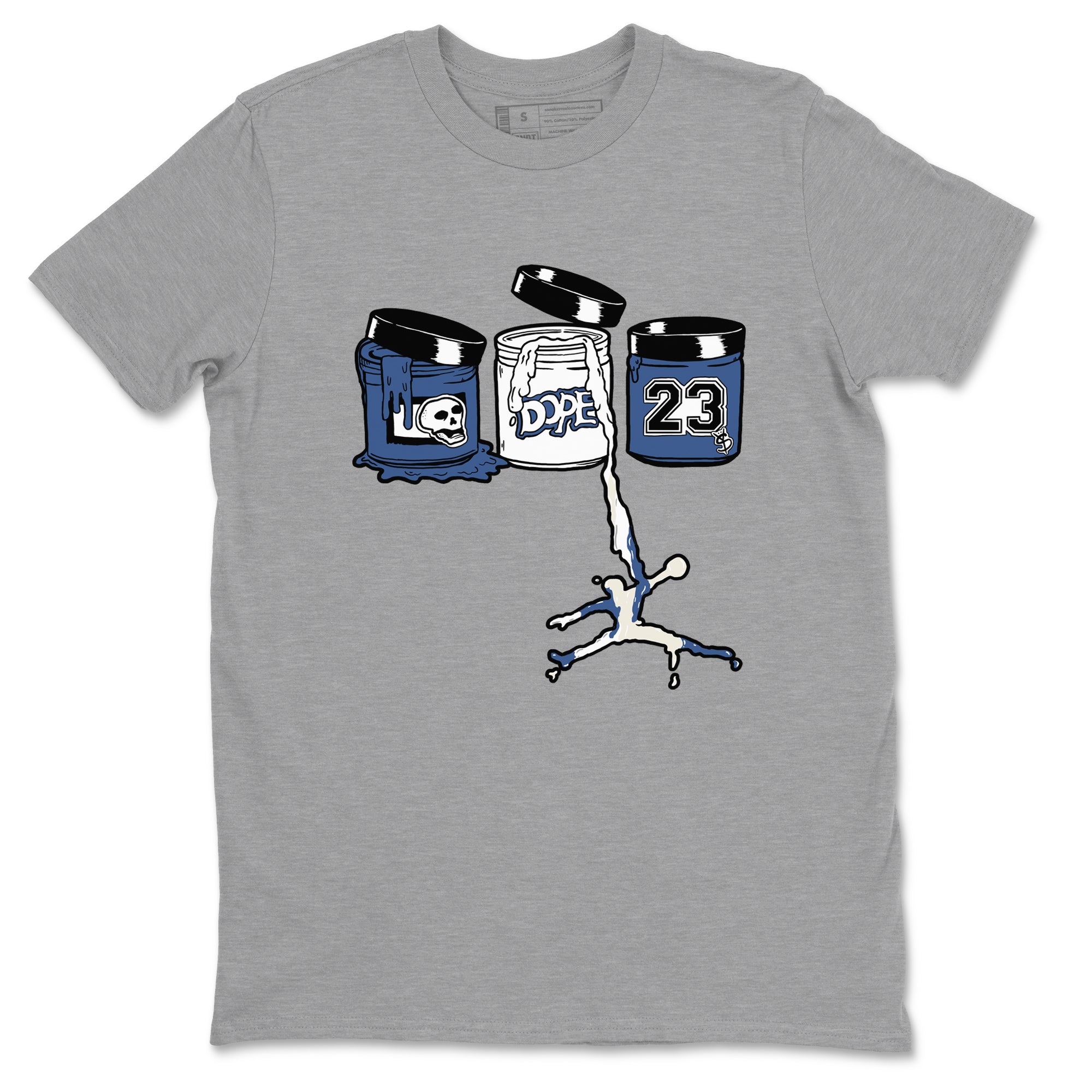 Jordan Paint snkmatch Tees - Air Jordan 11 Diffused Blue