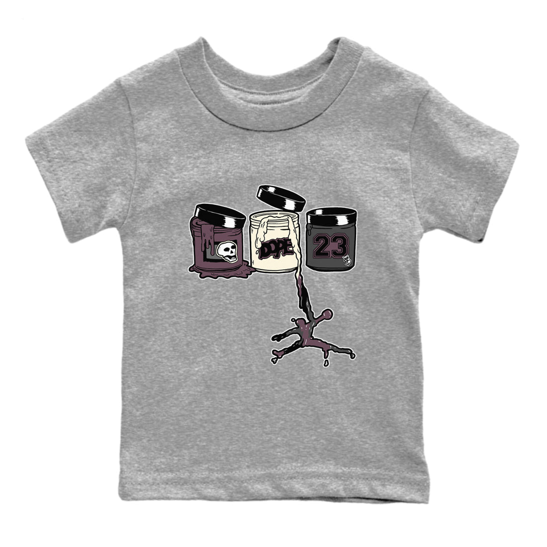 Jordan Paint snkmatch Tees Kids - Air Jordan 3 A Ma Maniere x Black