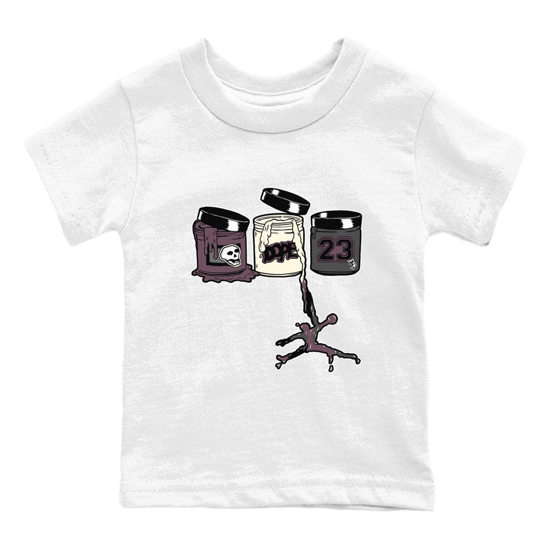 Jordan Paint snkmatch Tees Kids - Air Jordan 3 A Ma Maniere x Black