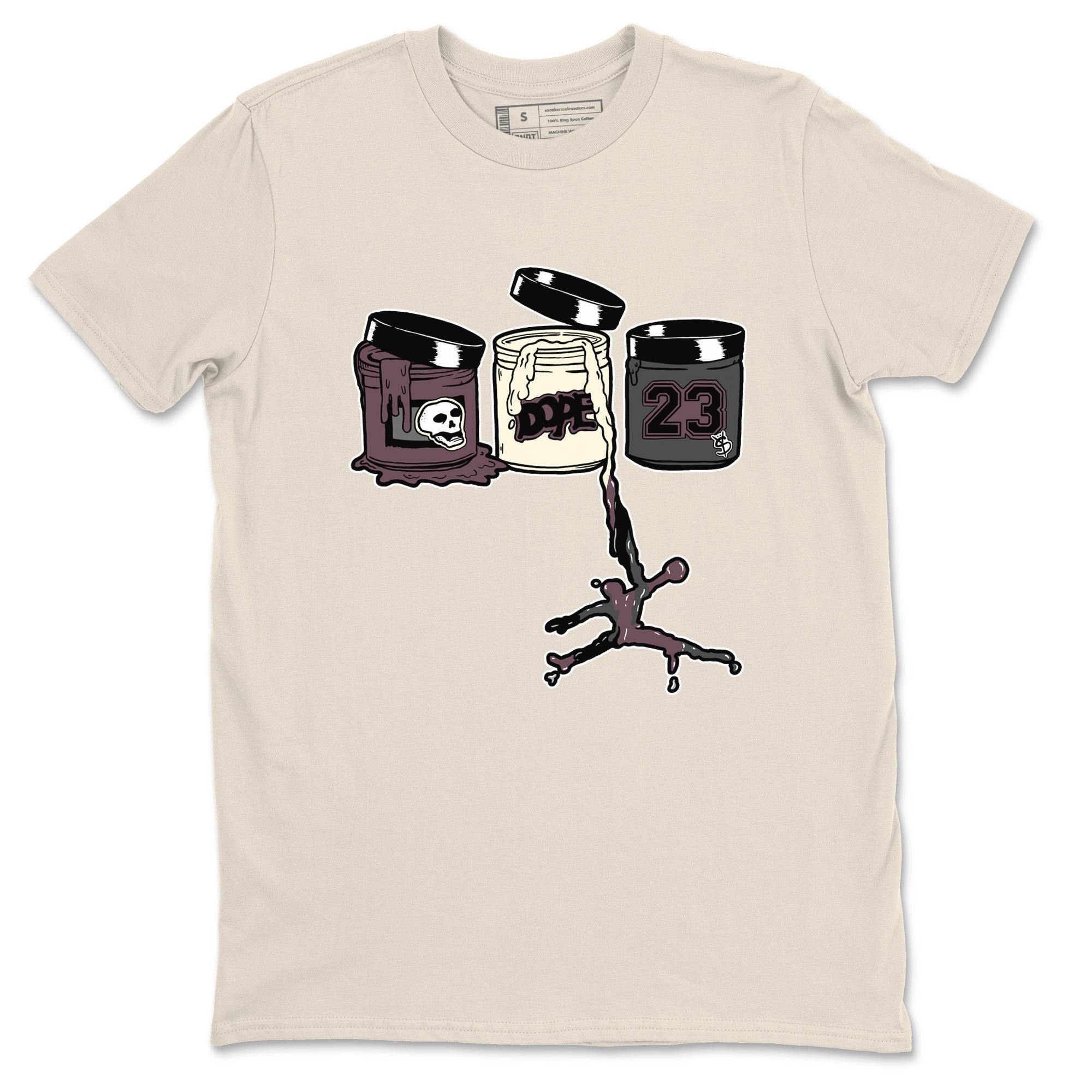 Jordan Paint snkmatch Tees - Air Jordan 3 A Ma Maniere x Black