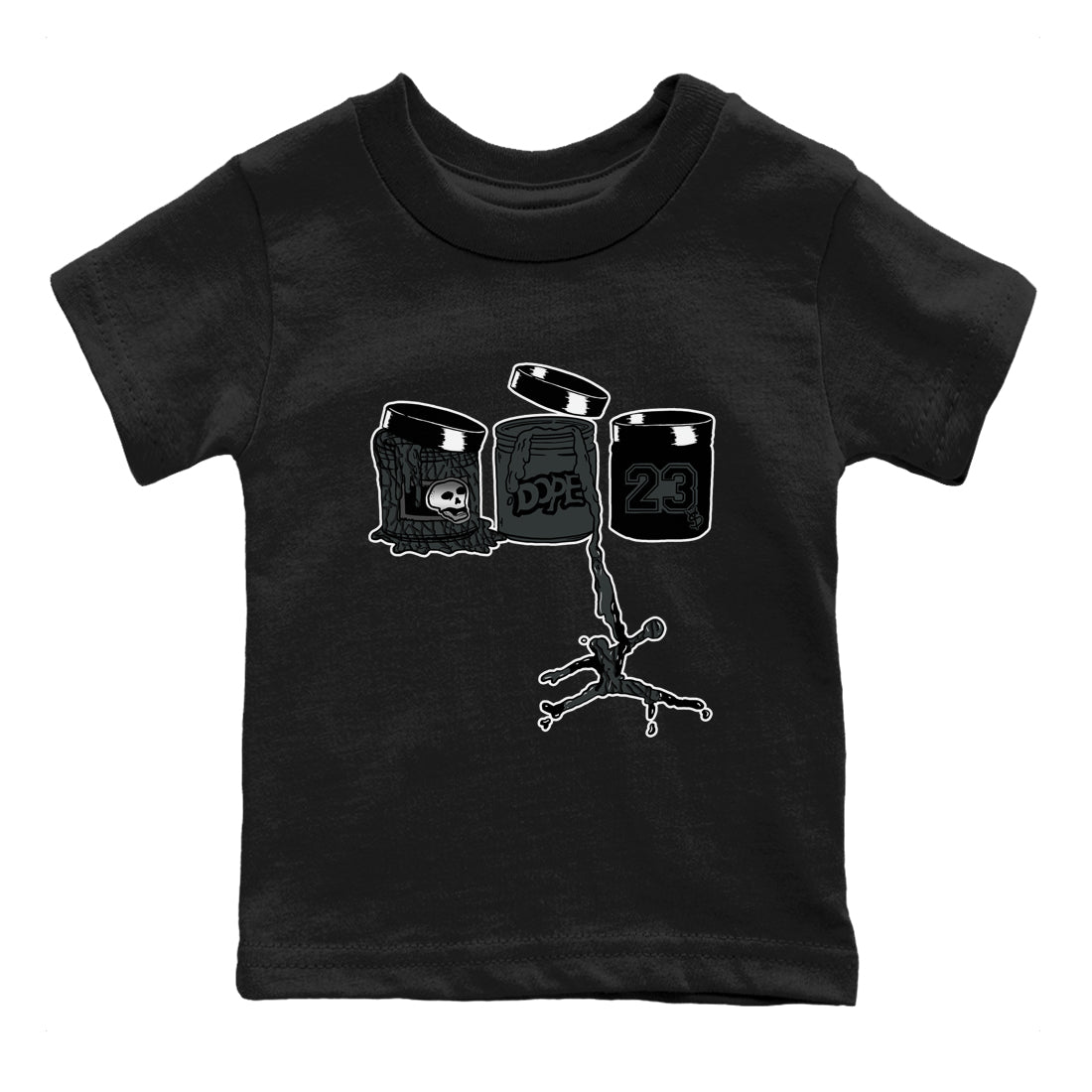 Jordan Paint snkmatch Tees Kids - Air Jordan 3 Black Cat