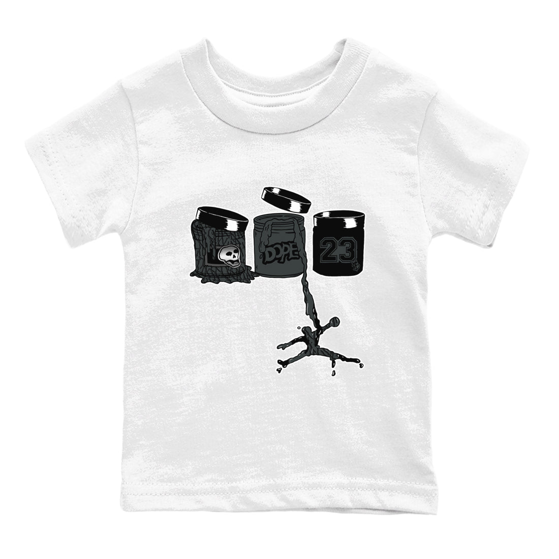 Jordan Paint snkmatch Tees Kids - Air Jordan 3 Black Cat