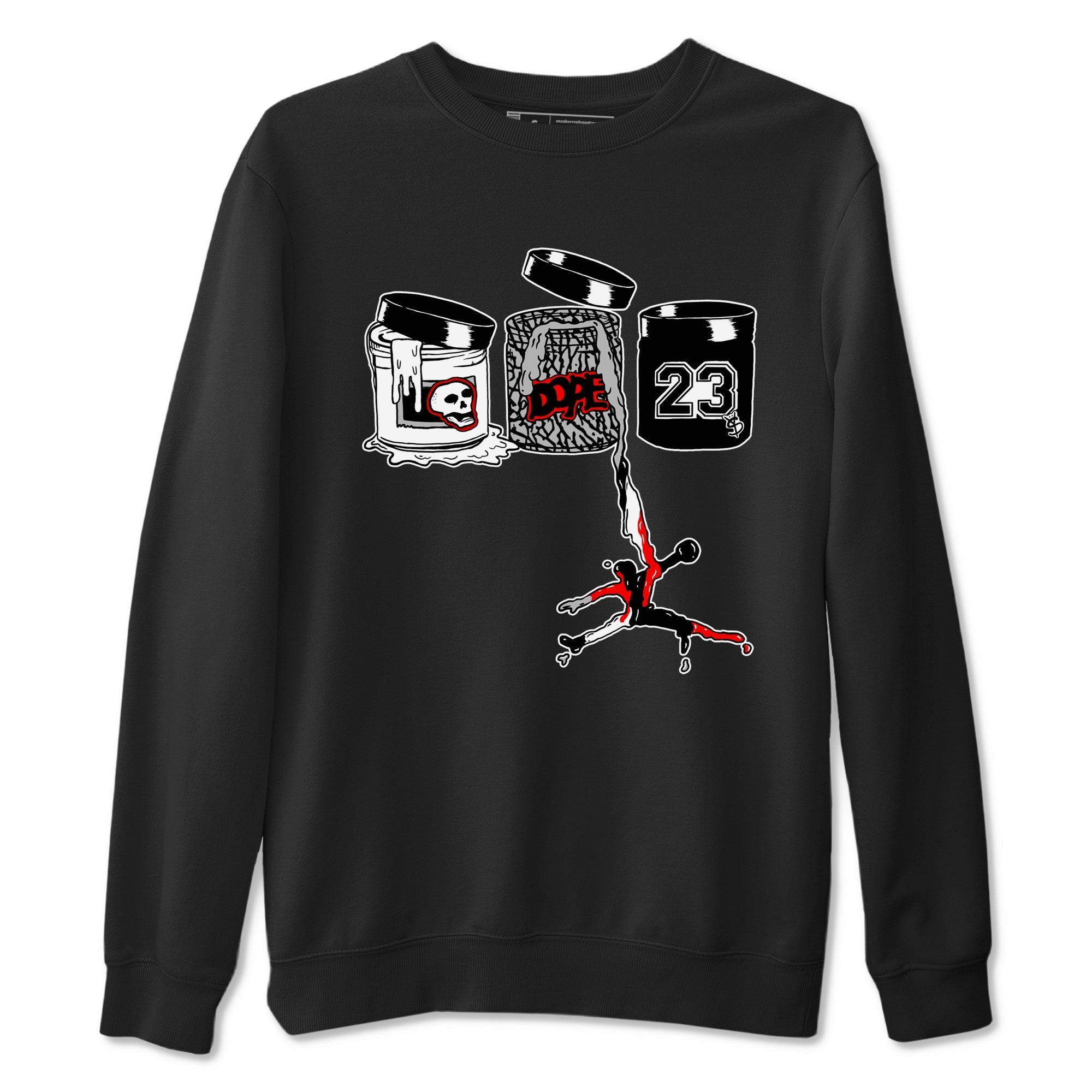 Jordan Paint snkmatch Tees - Air Jordan 3 Black Cement