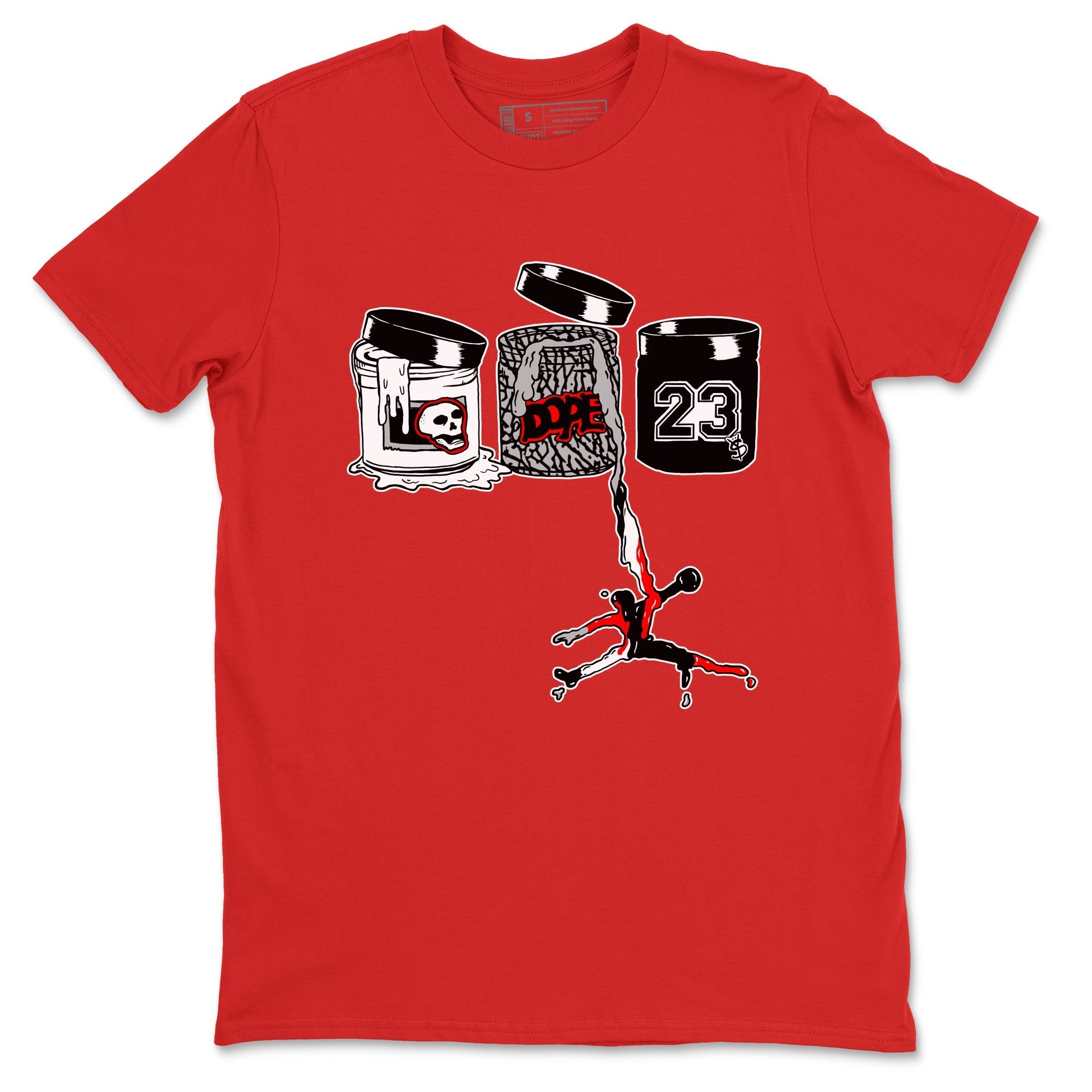 Jordan Paint snkmatch Tees - Air Jordan 3 Black Cement