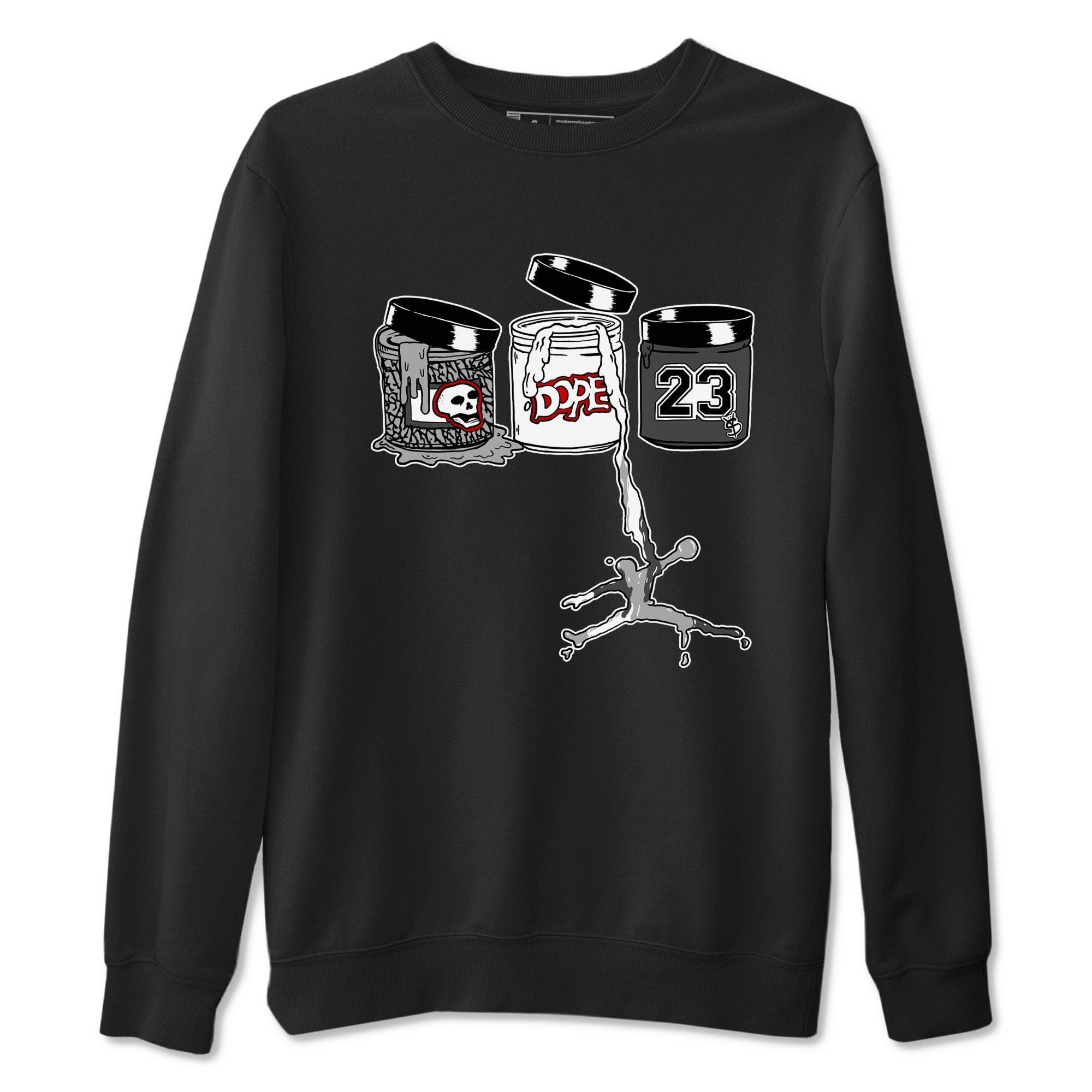 Jordan Paint snkmatch Tees - Air Jordan 3 Cement Grey