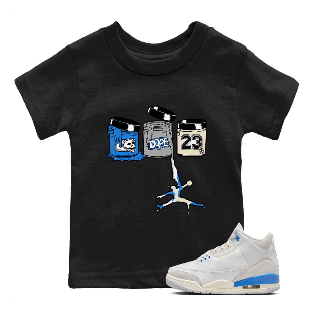 Jordan Paint snkmatch Tees Kids - Air Jordan 3 Lucky Shorts
