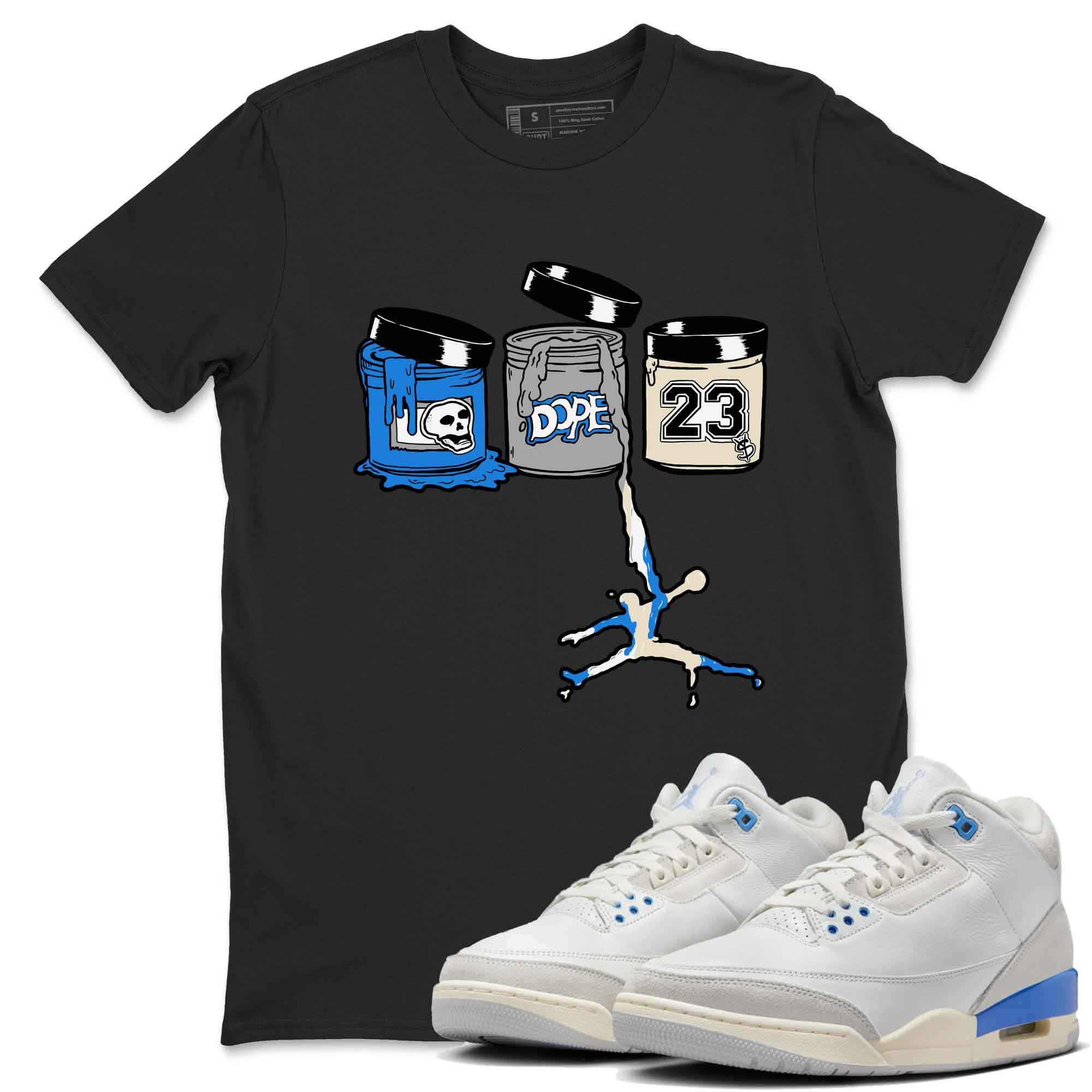 Jordan Paint snkmatch Tees - Air Jordan 3 Lucky Shorts
