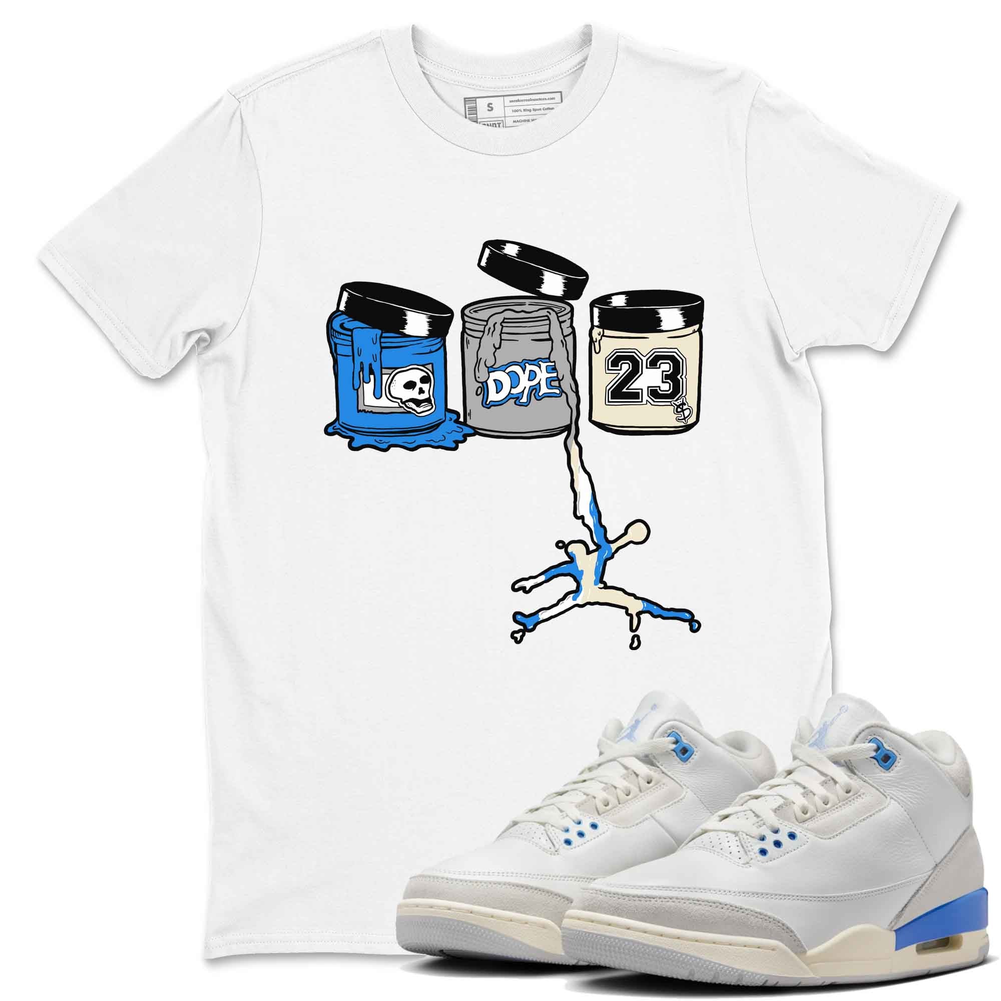 Jordan Paint snkmatch Tees - Air Jordan 3 Lucky Shorts