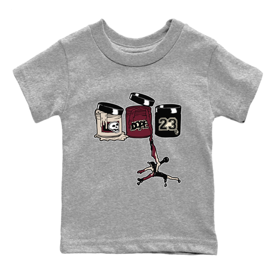 Jordan Paint snkmatch Tees Kids - Air Jordan 4 A Ma Maniere x Fossil Stone