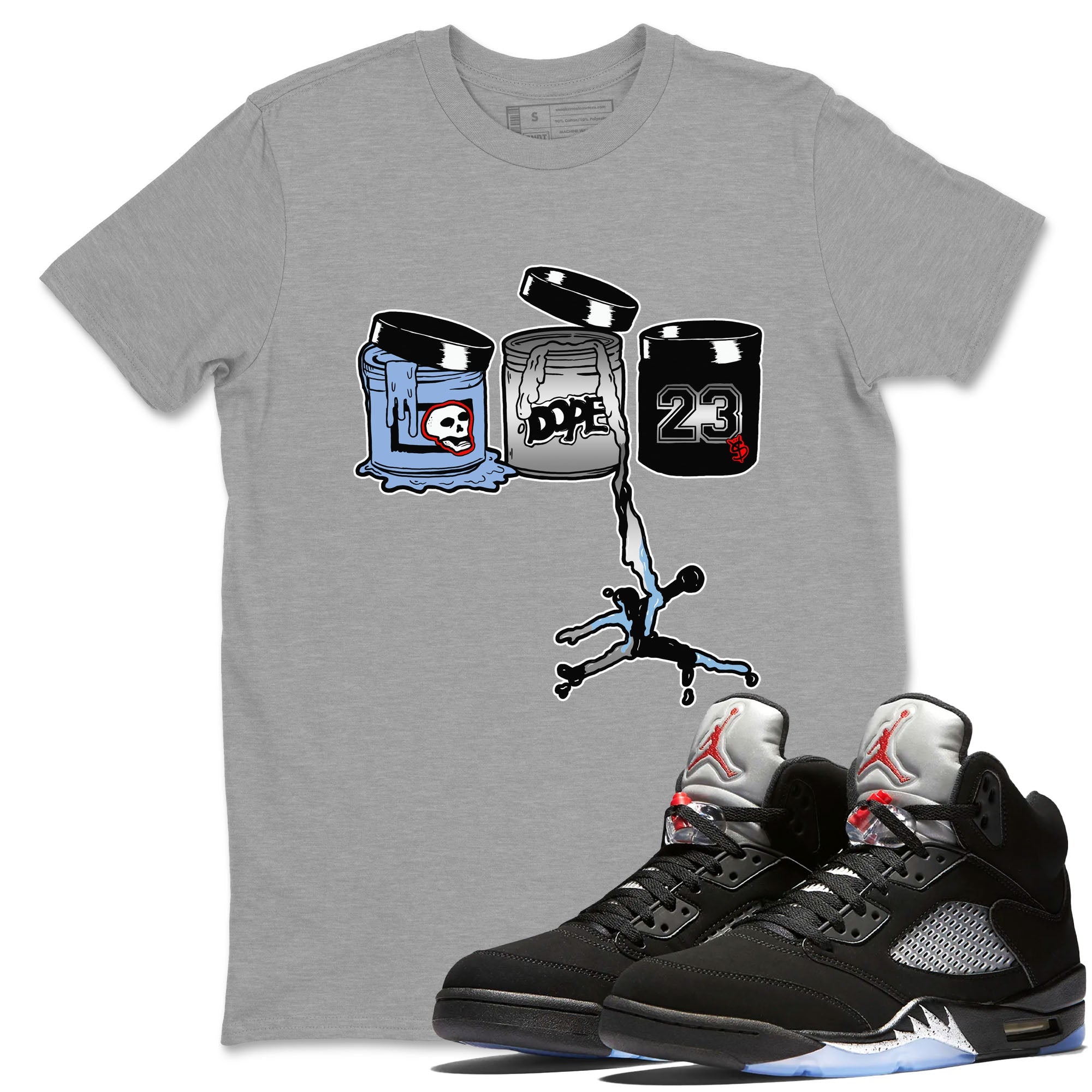 Jordan Paint snkmatch Tees - Air Jordan 5 Reimagined