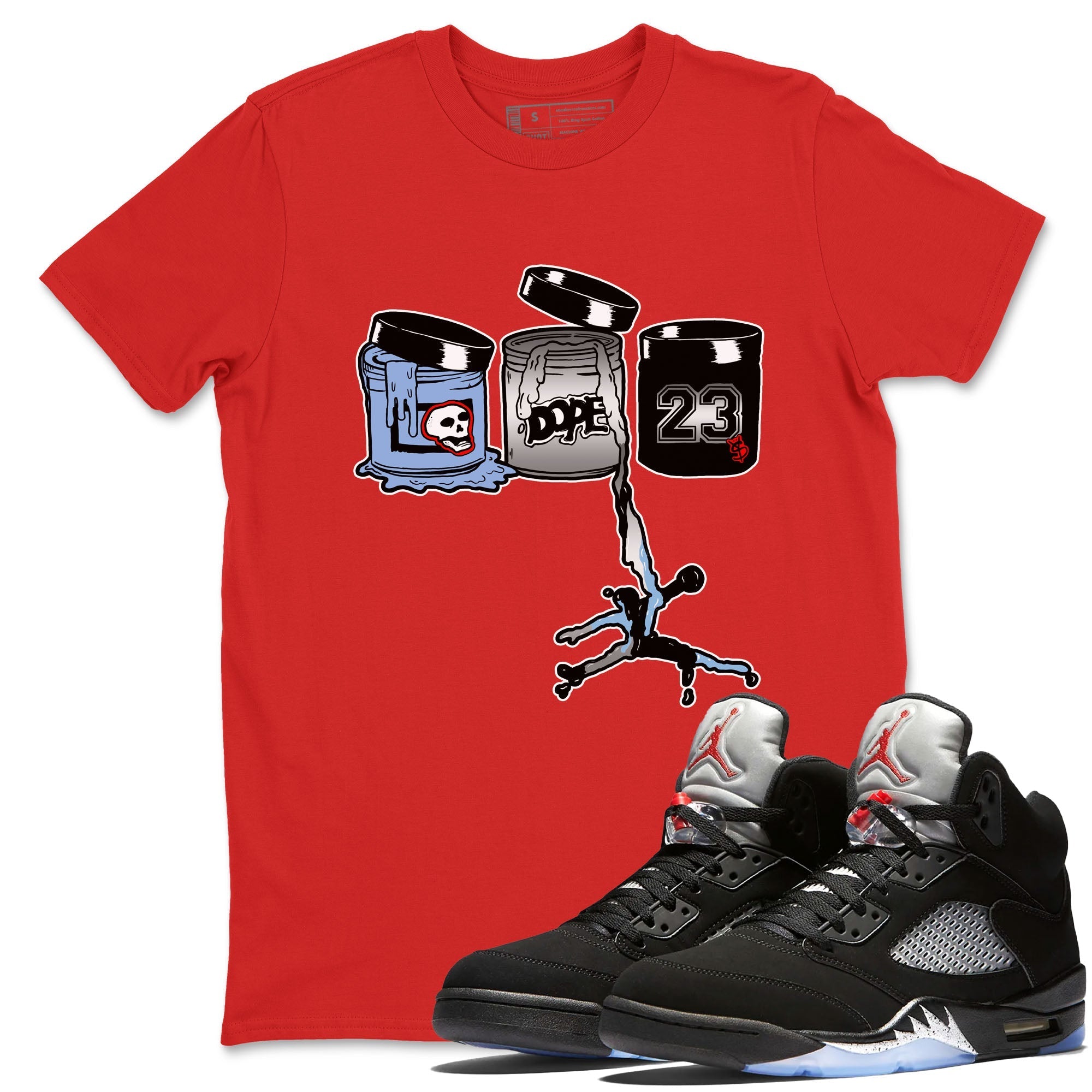Jordan Paint snkmatch Tees - Air Jordan 5 Reimagined