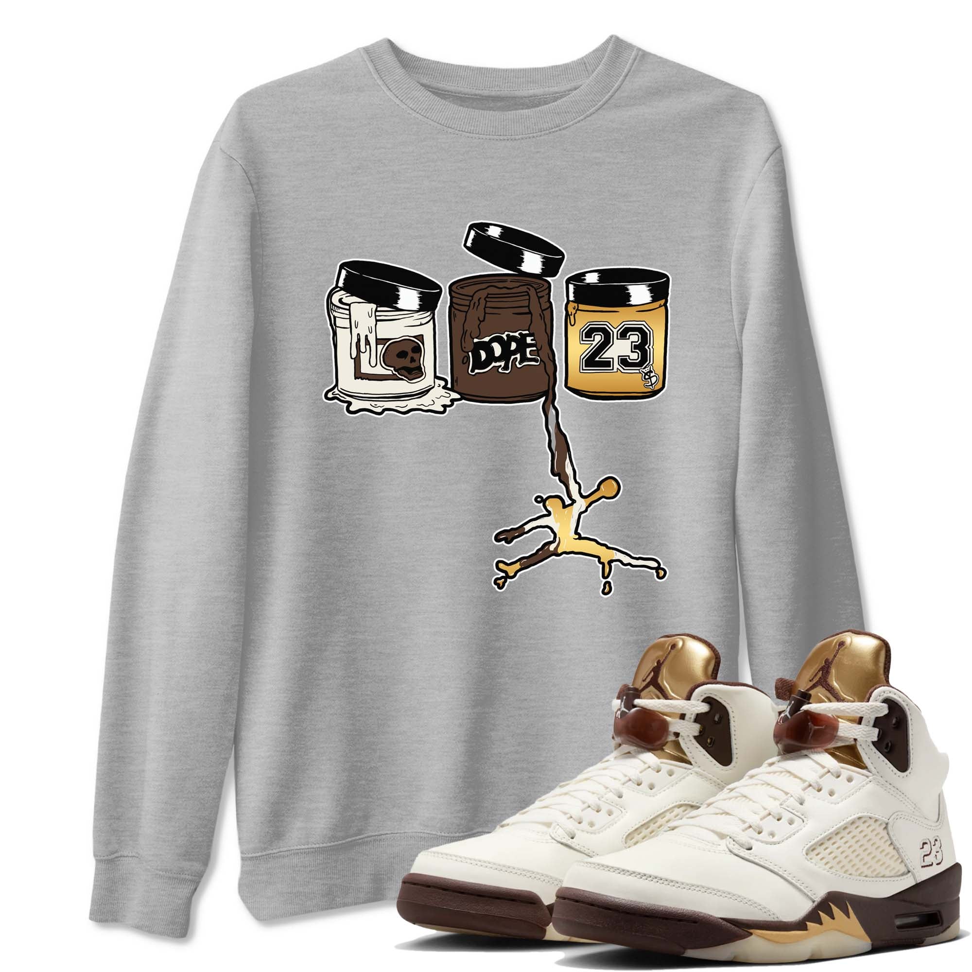 Jordan Paint snkmatch Tees - Air Jordan 5 Golden Ticket