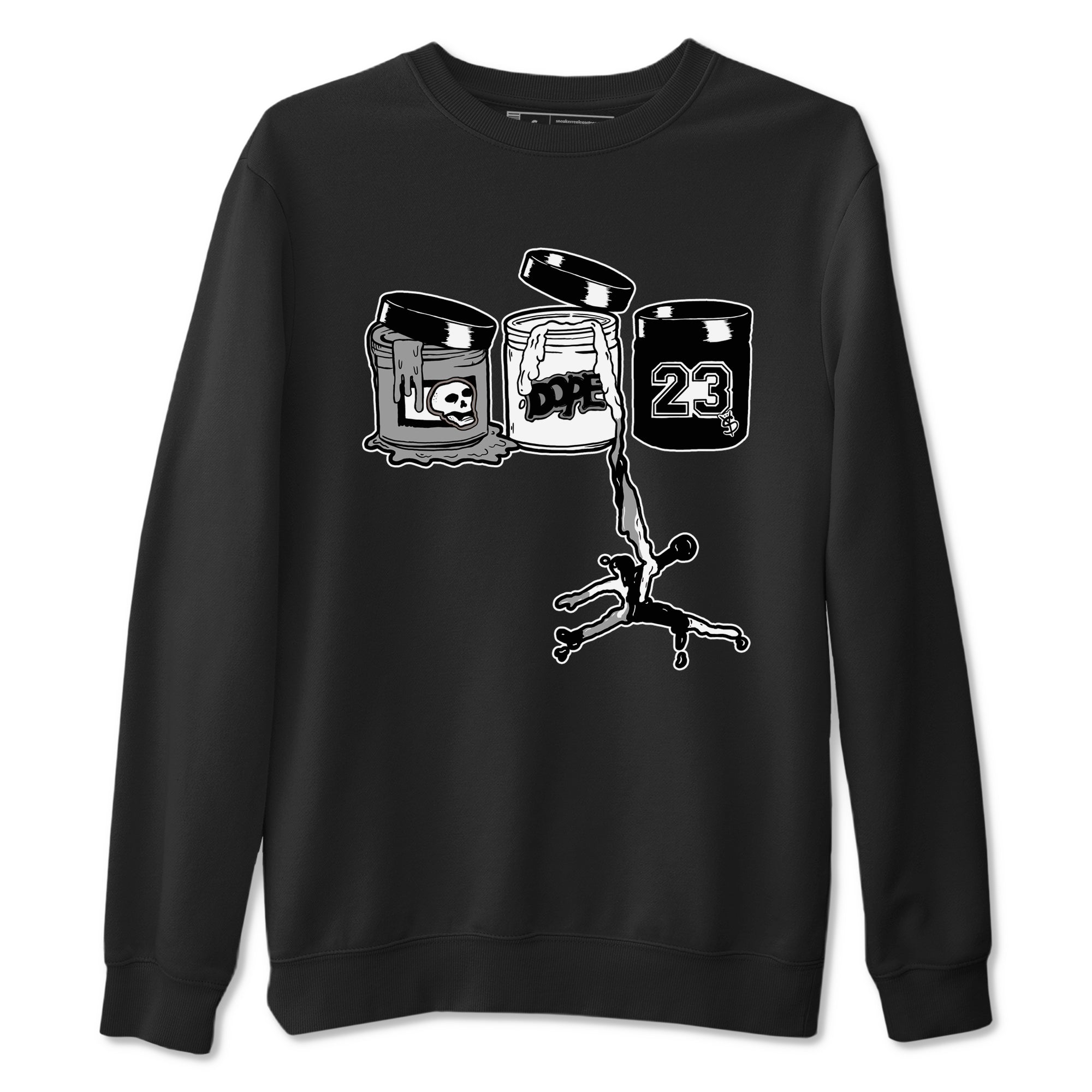 Jordan Paint snkmatch Tees - Air Jordan 5 White Black