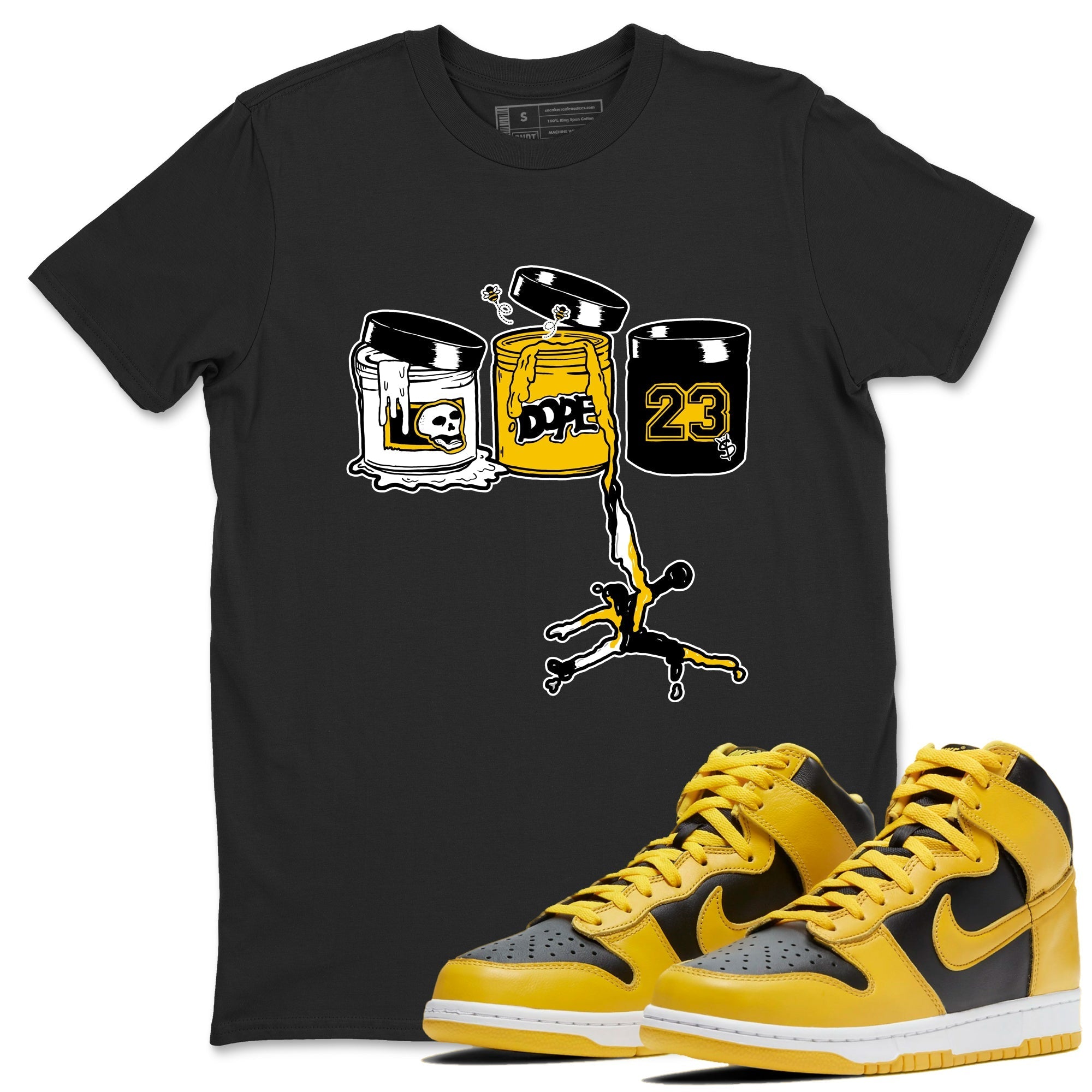 Jordan Paint snkmatch Tees - Dunk High Pollen