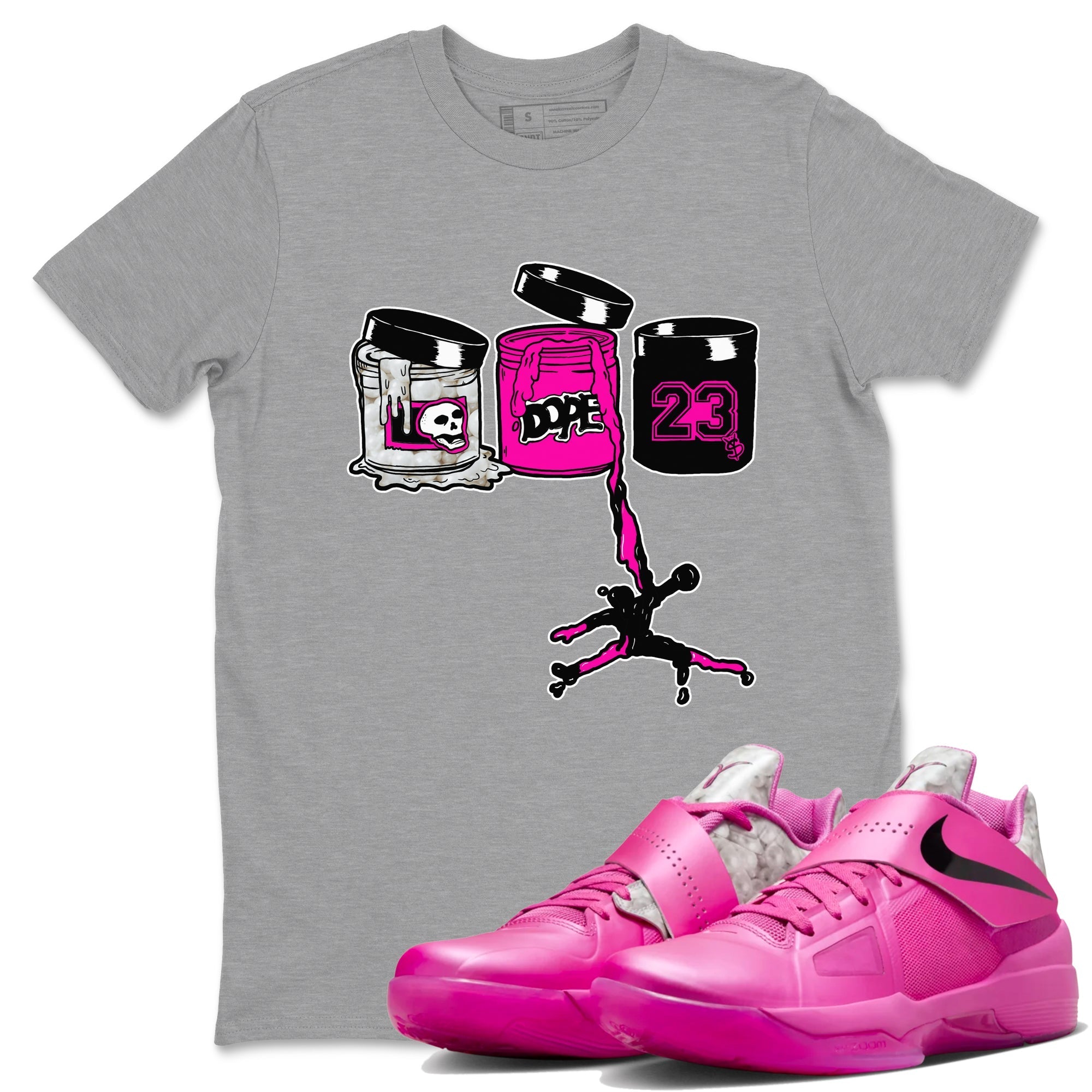 Jordan Paint snkmatch Tees - Nike KD 4 Aunt Pearl