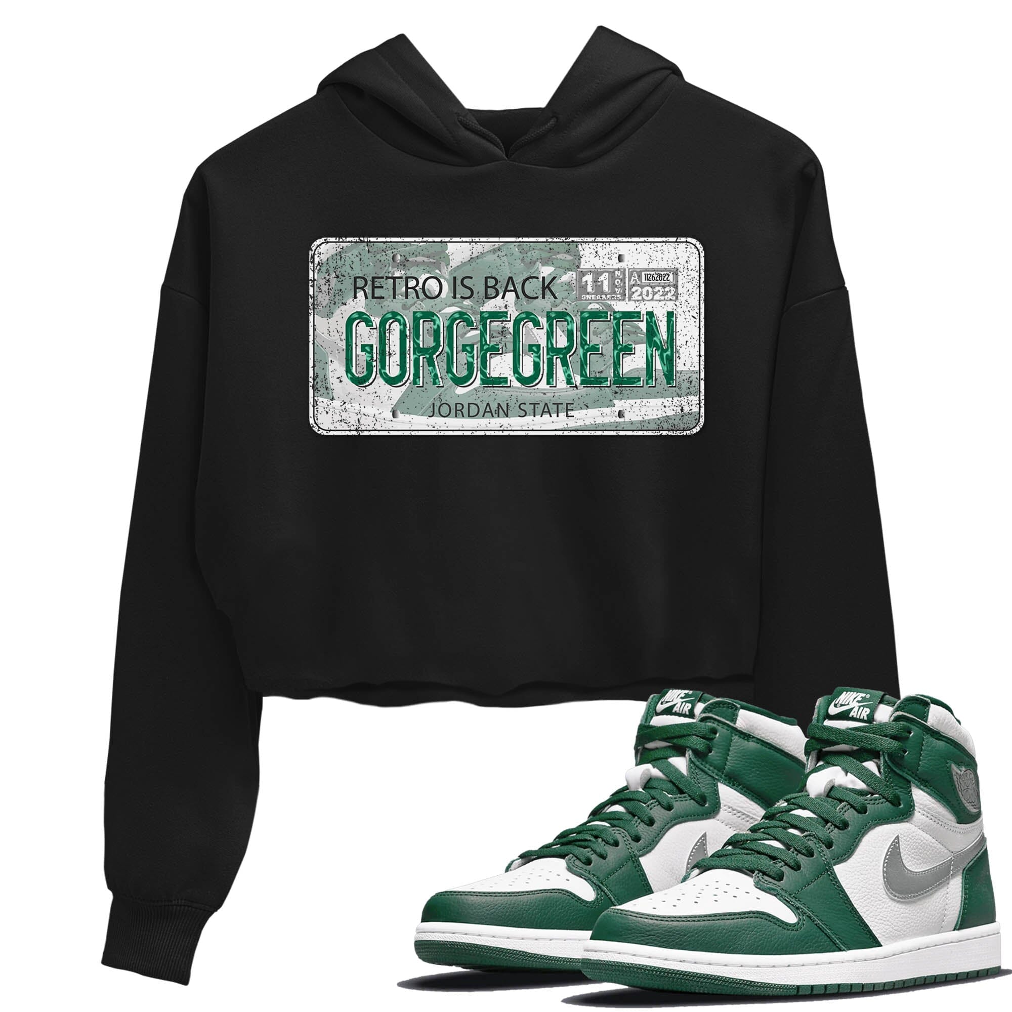 Jordan Plate Women's Tops - Air Jordan 1 Gorge Green