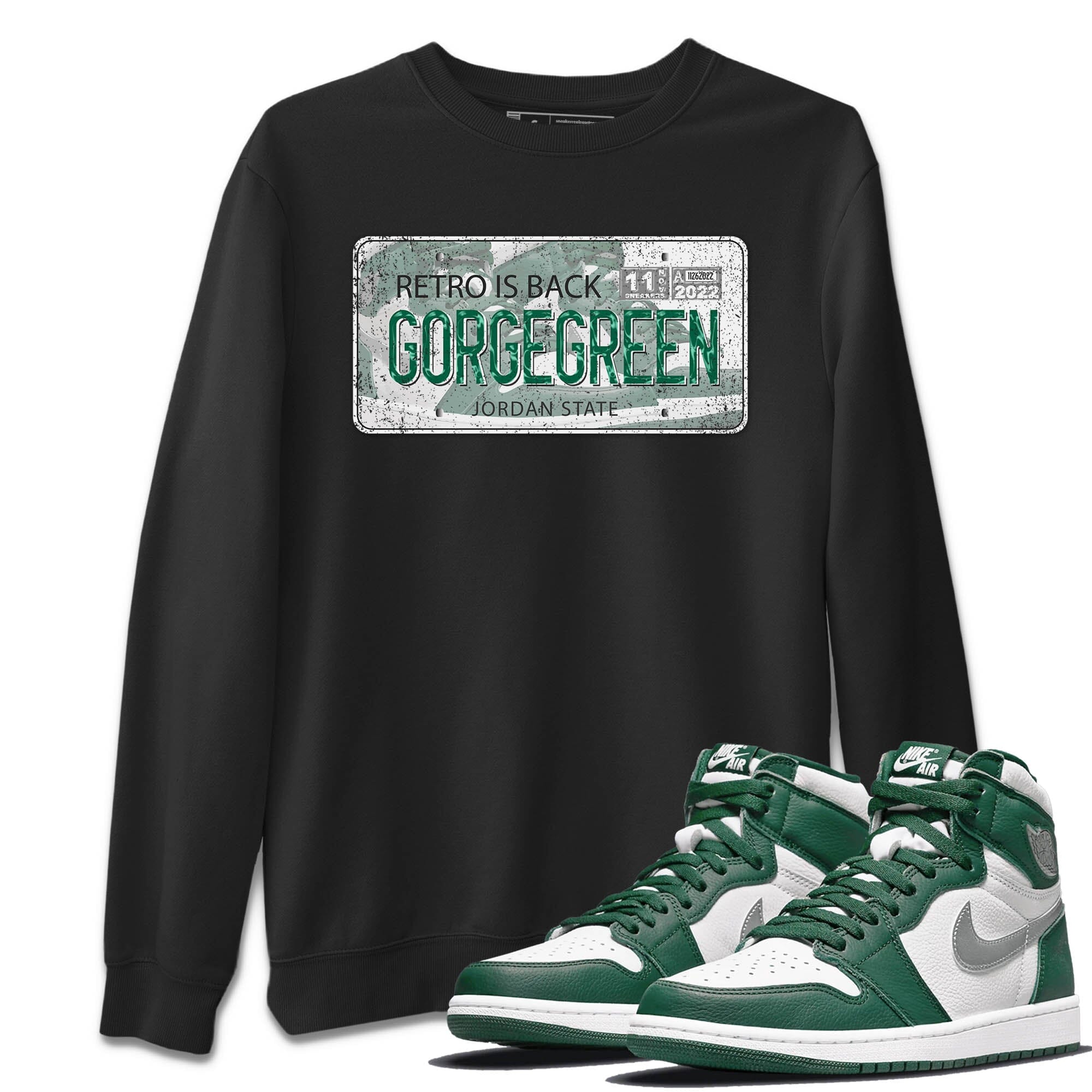 Jordan Plate Unisex Tops - Air Jordan 1 Gorge Green
