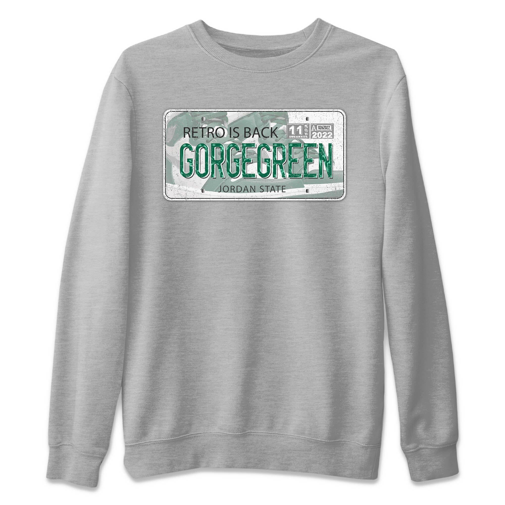 Jordan Plate Unisex Tops - Air Jordan 1 Gorge Green
