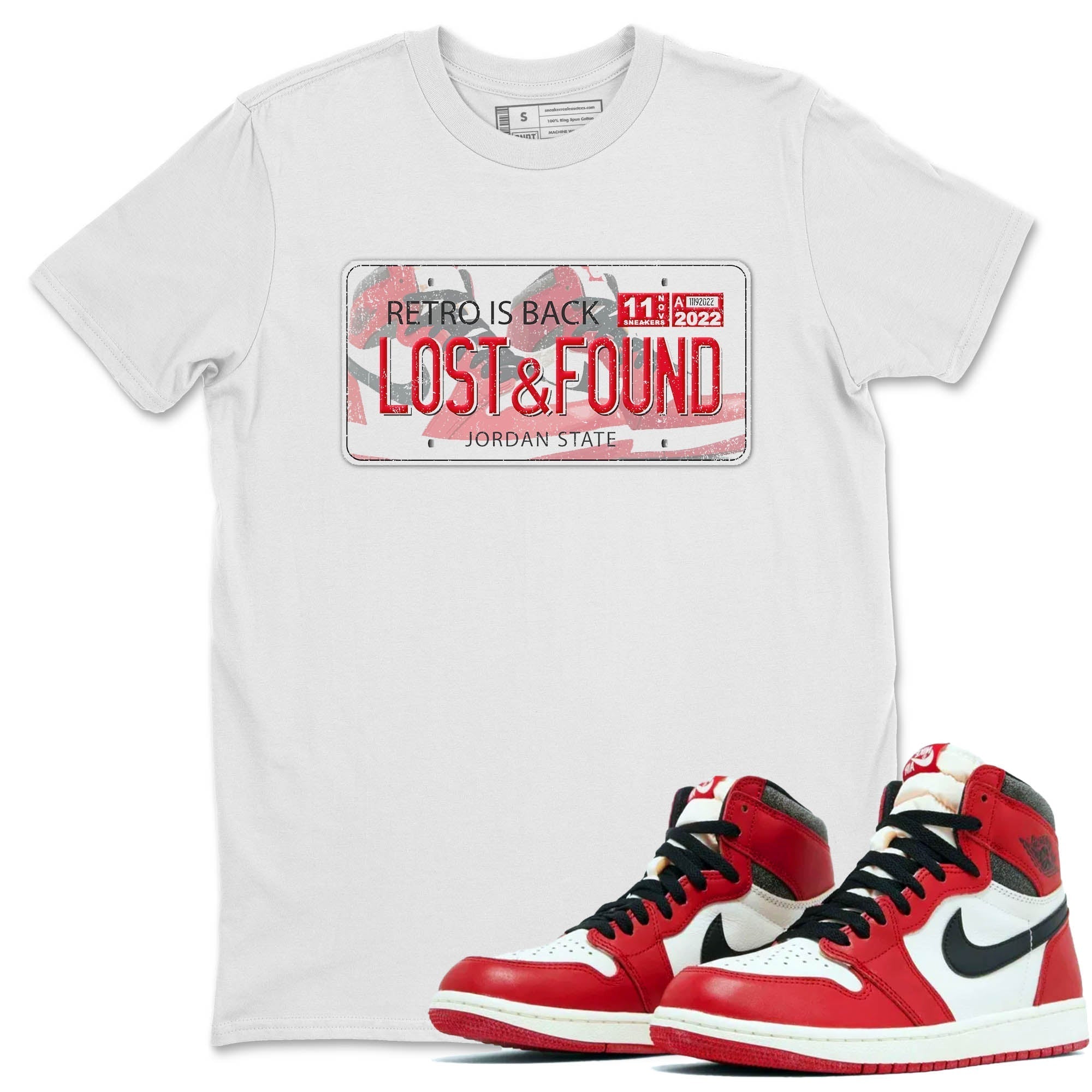 Jordan Plate Unisex Tops - Air Jordan 1 Lost & Found