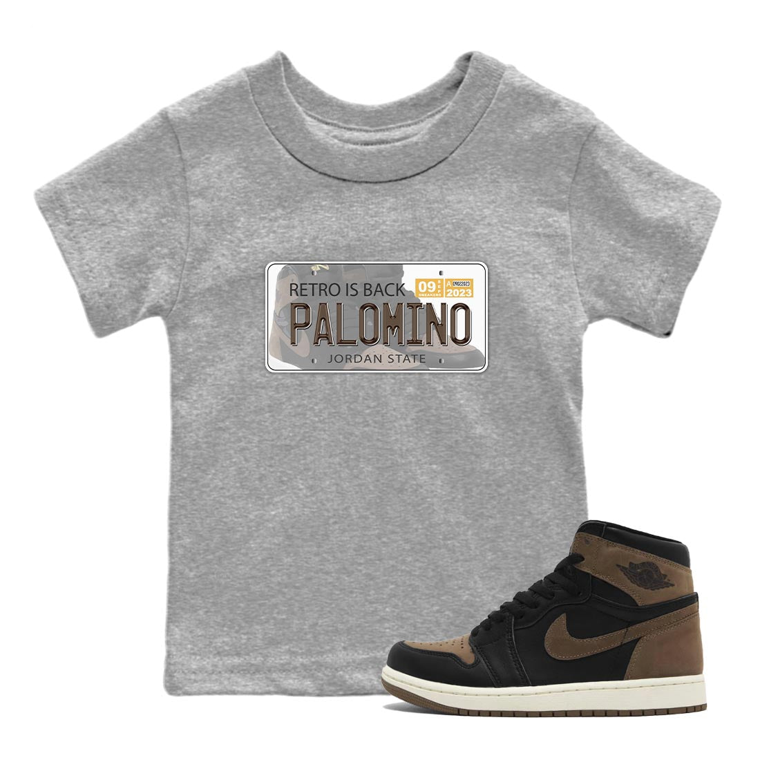 Jordan Plate snkmatch Tee Kids - Air Jordan 1 Palomino