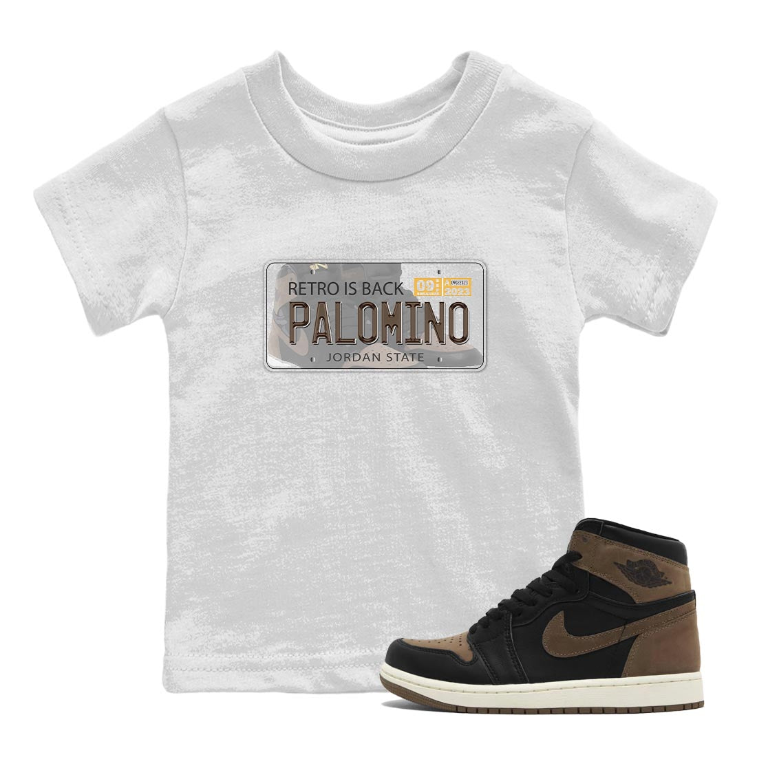 Jordan Plate snkmatch Tee Kids - Air Jordan 1 Palomino