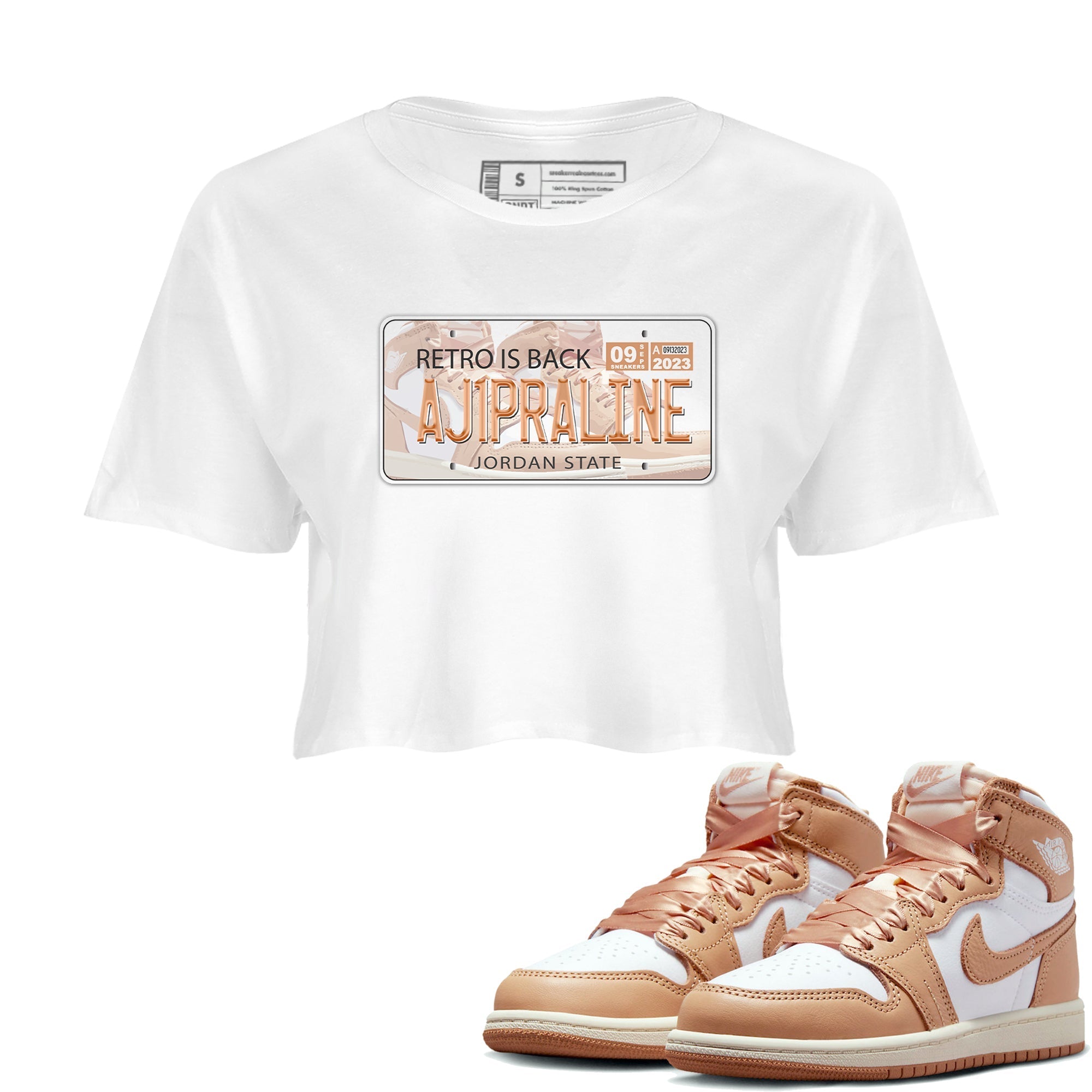 Jordan Plate snkmatch Women's Top - Air Jordan 1 Praline
