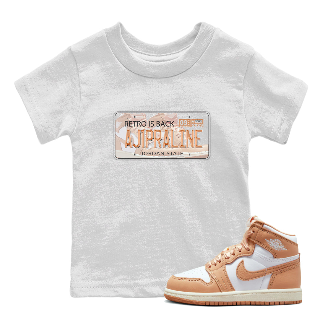 Jordan Plate snkmatch Tee Kids - Air Jordan 1 Praline