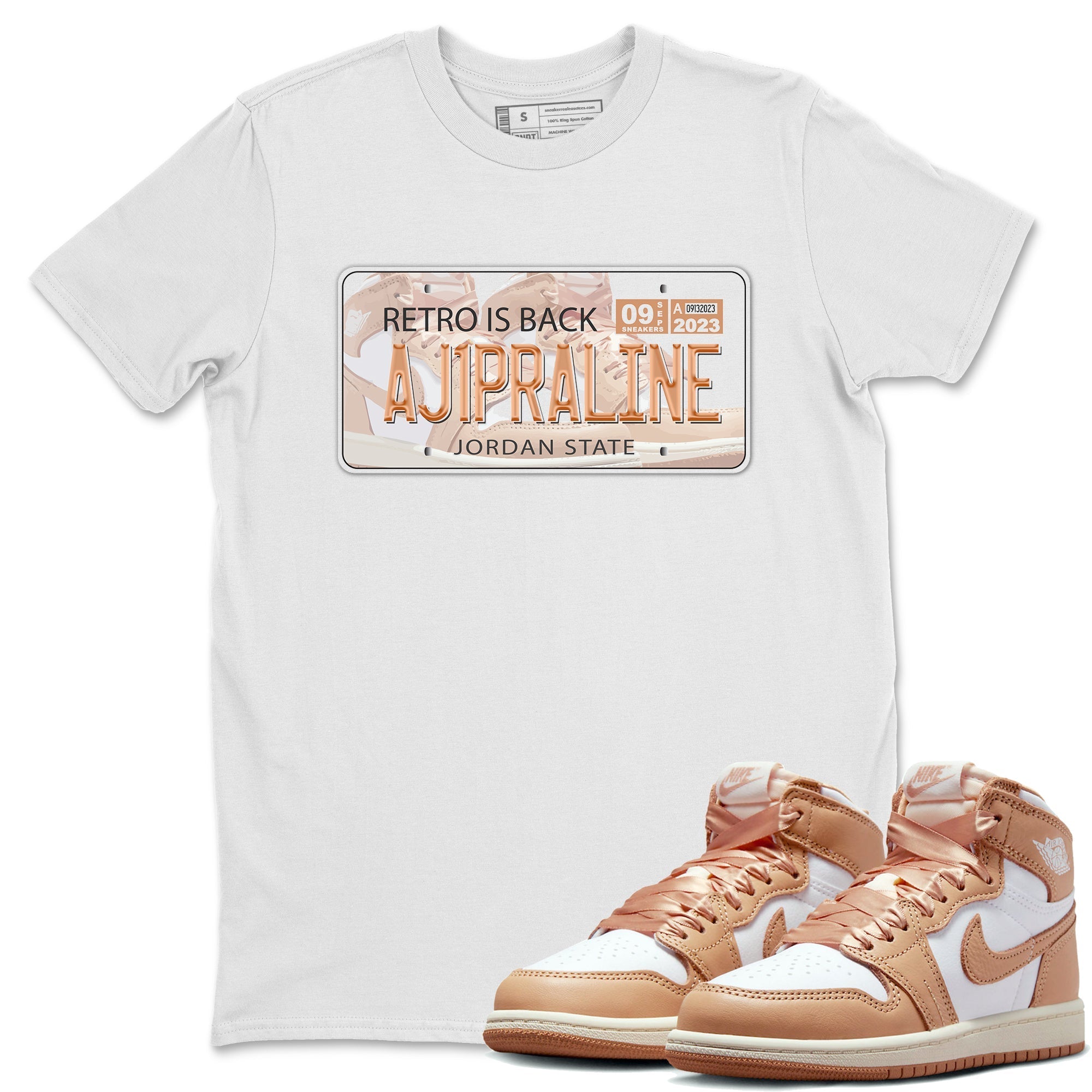 Jordan Plate snkmatch Tee - Air Jordan 1 Praline