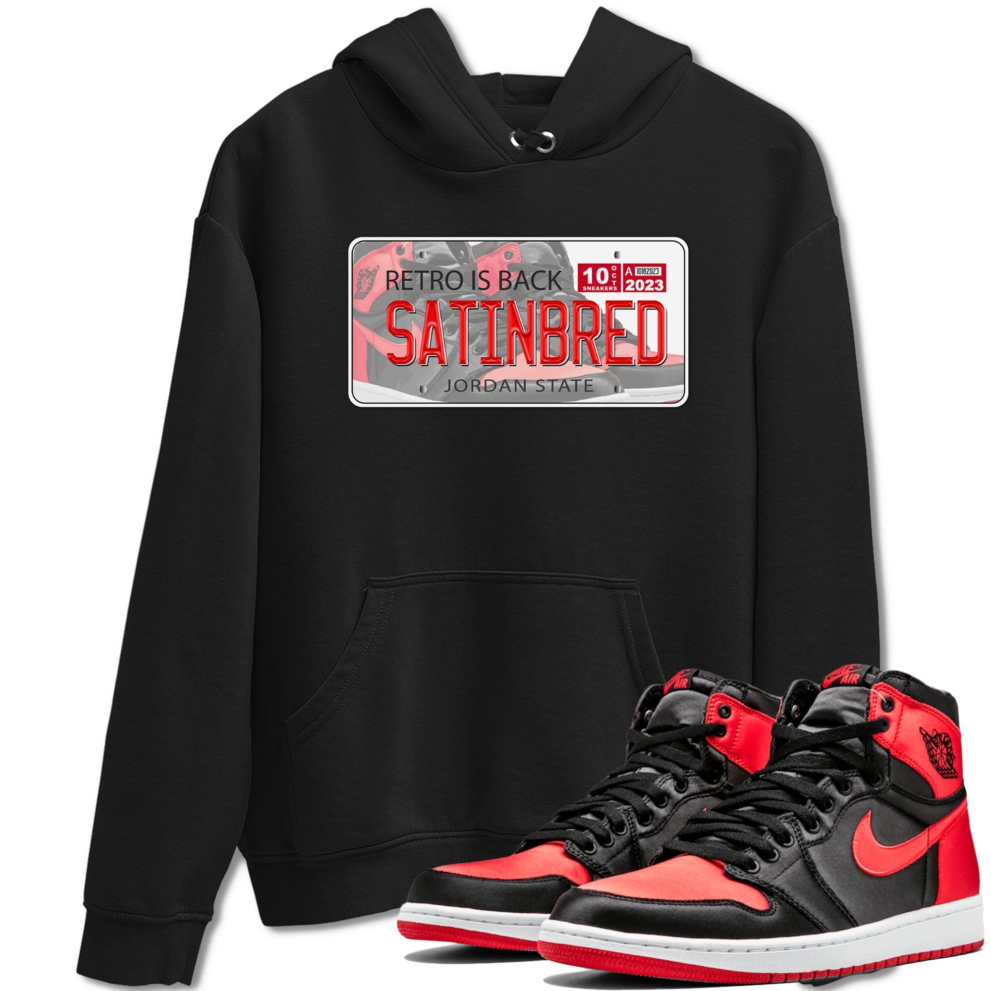 Jordan Plate snkmatch Tee - Air Jordan 1 Satin Bred