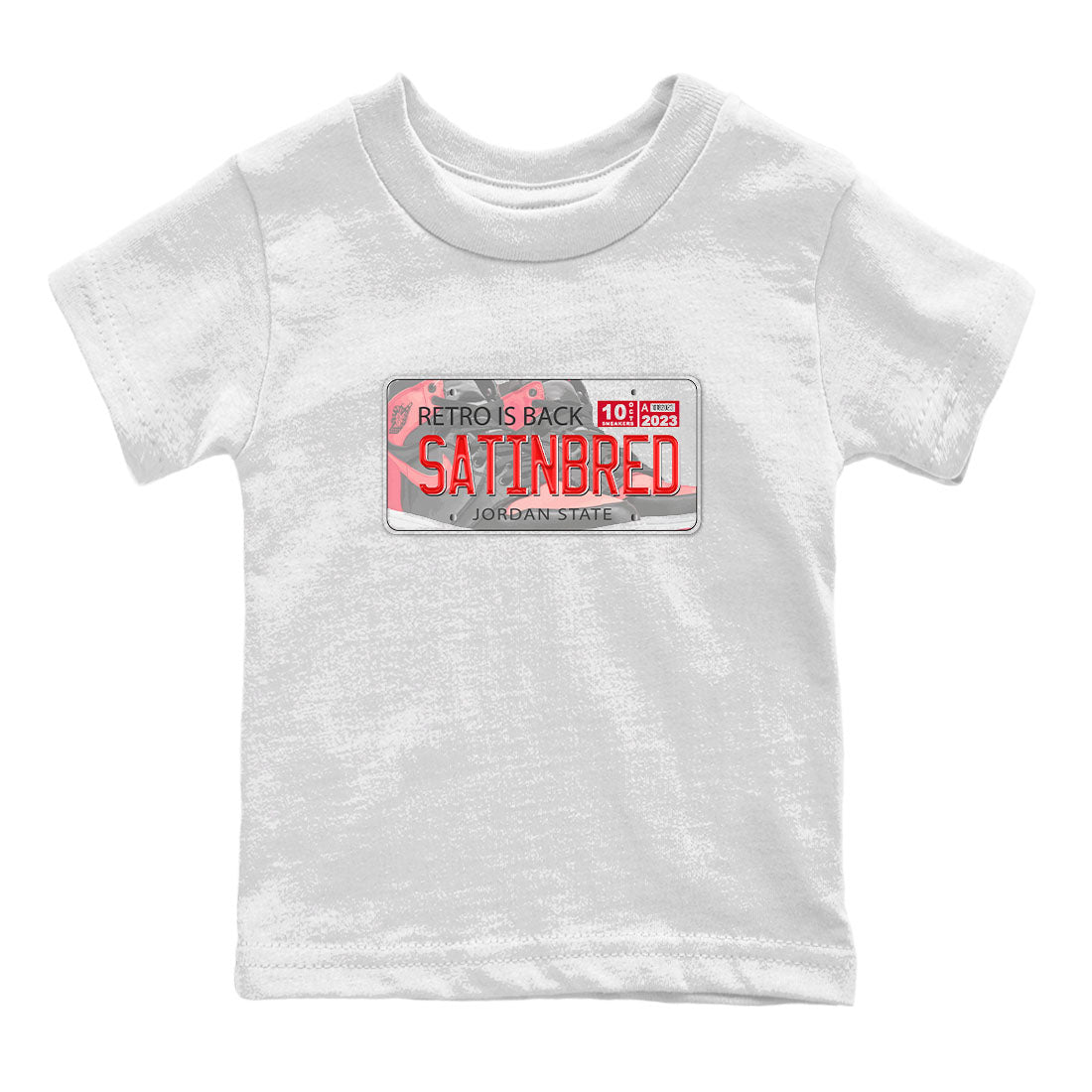 Jordan Plate snkmatch Tee Kids - Air Jordan 1 Satin Bred