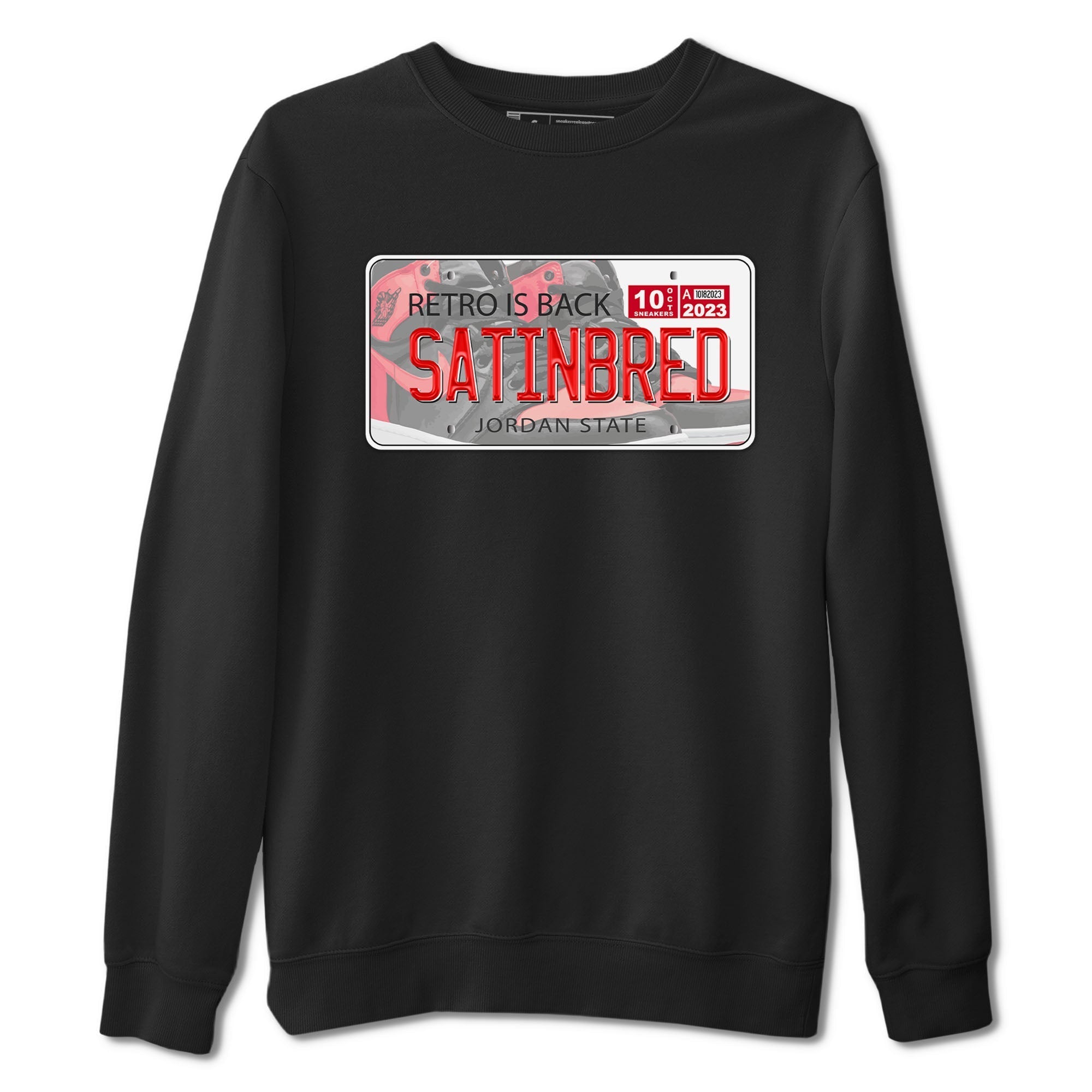 Jordan Plate snkmatch Tee - Air Jordan 1 Satin Bred