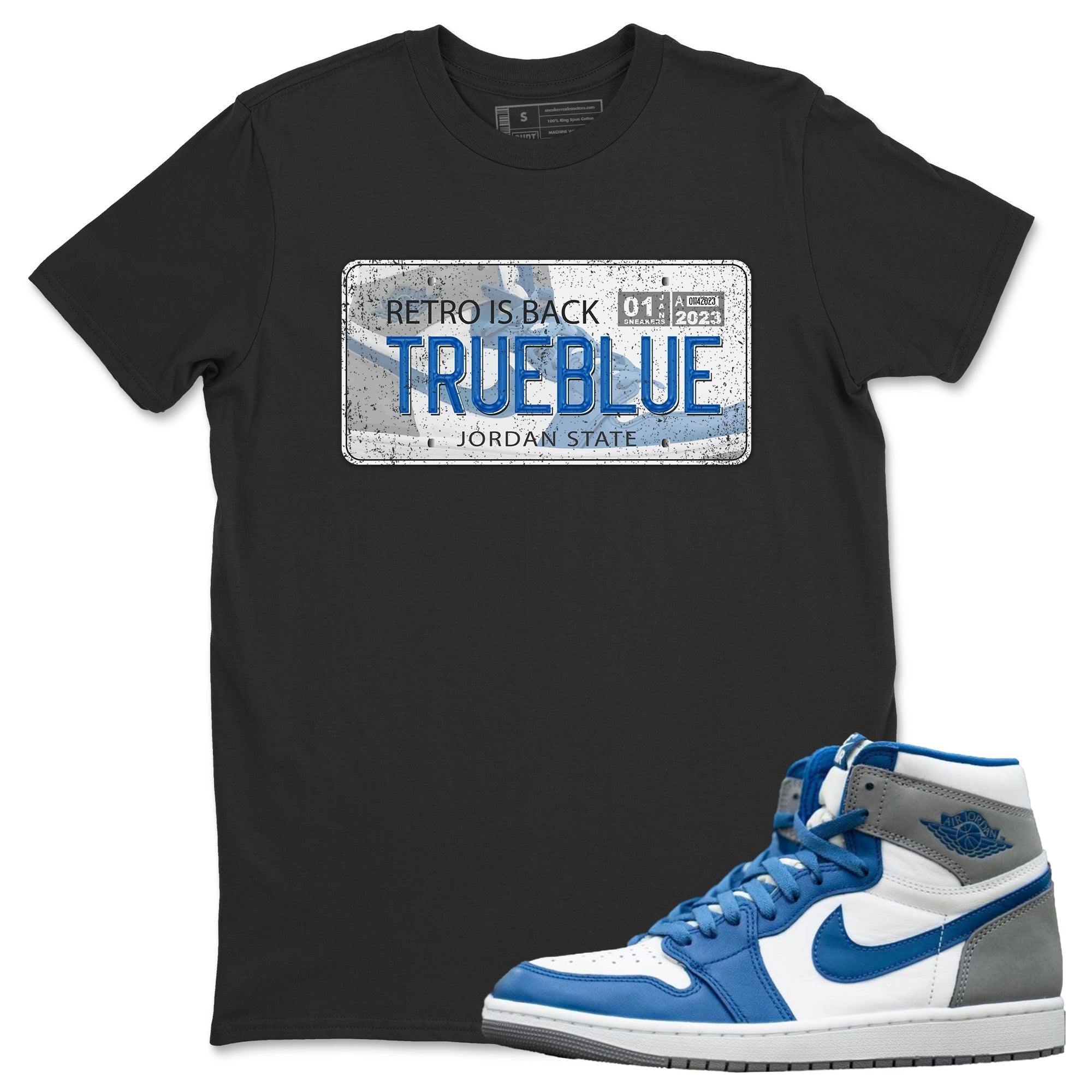 Jordan Plate Unisex Tops - Air Jordan 1 True Blue