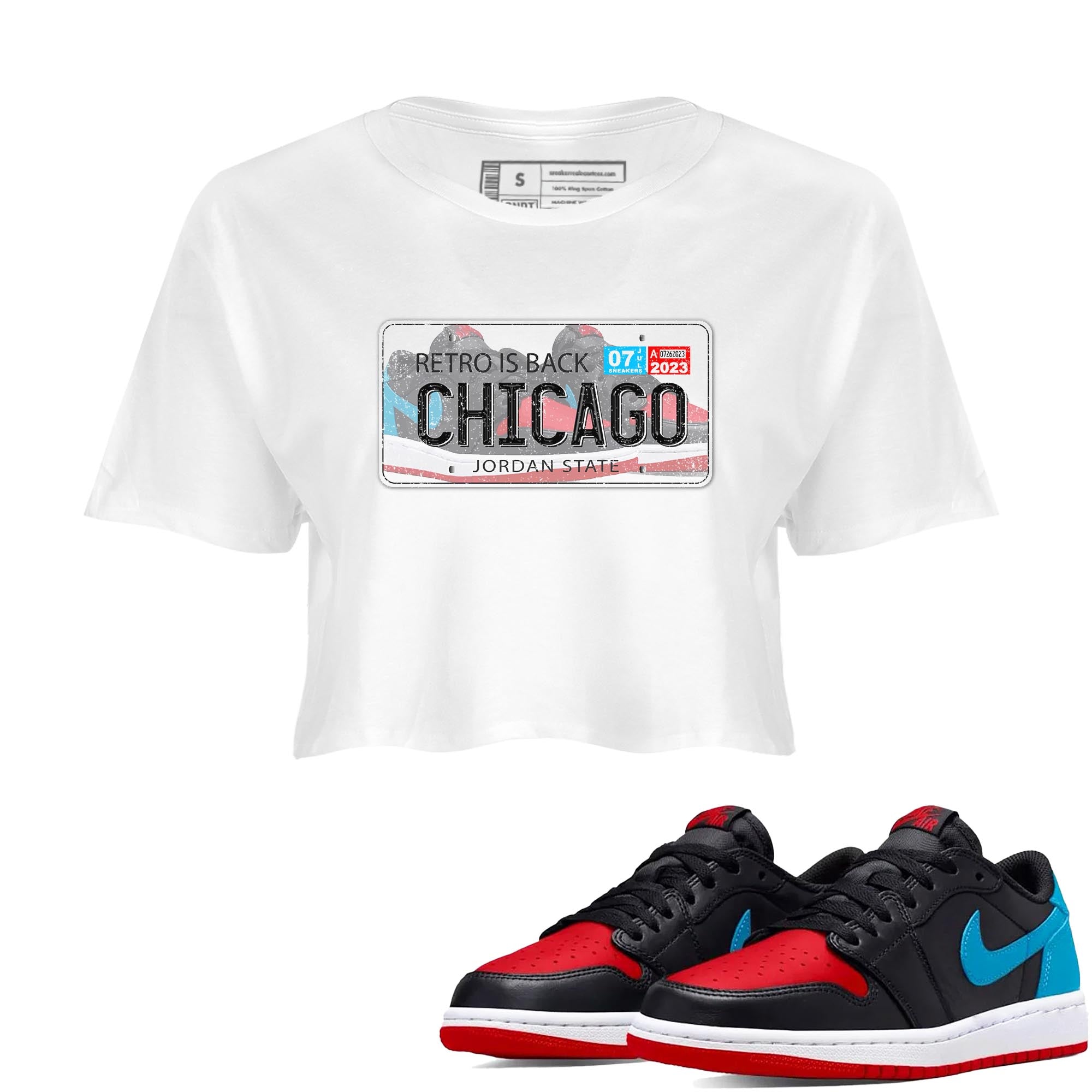 Jordan Plate snkmatch Women's Top - Air Jordan 1 UNC to Chicago
