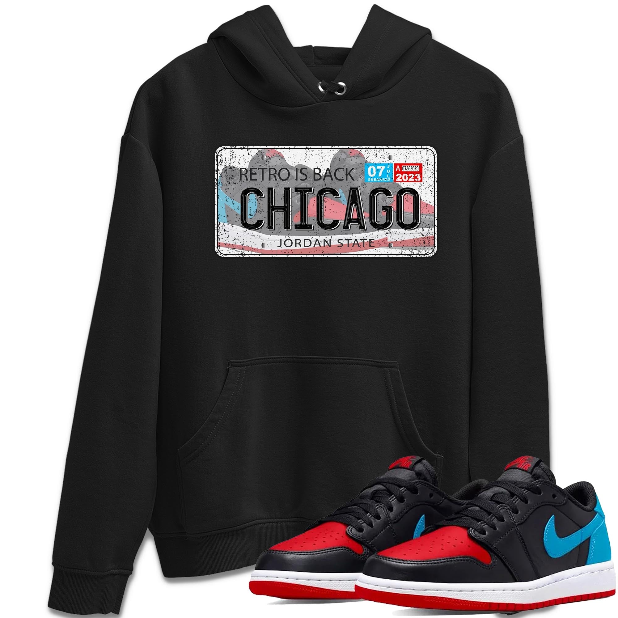 Jordan Plate snkmatch Tee - Air Jordan 1 UNC to Chicago