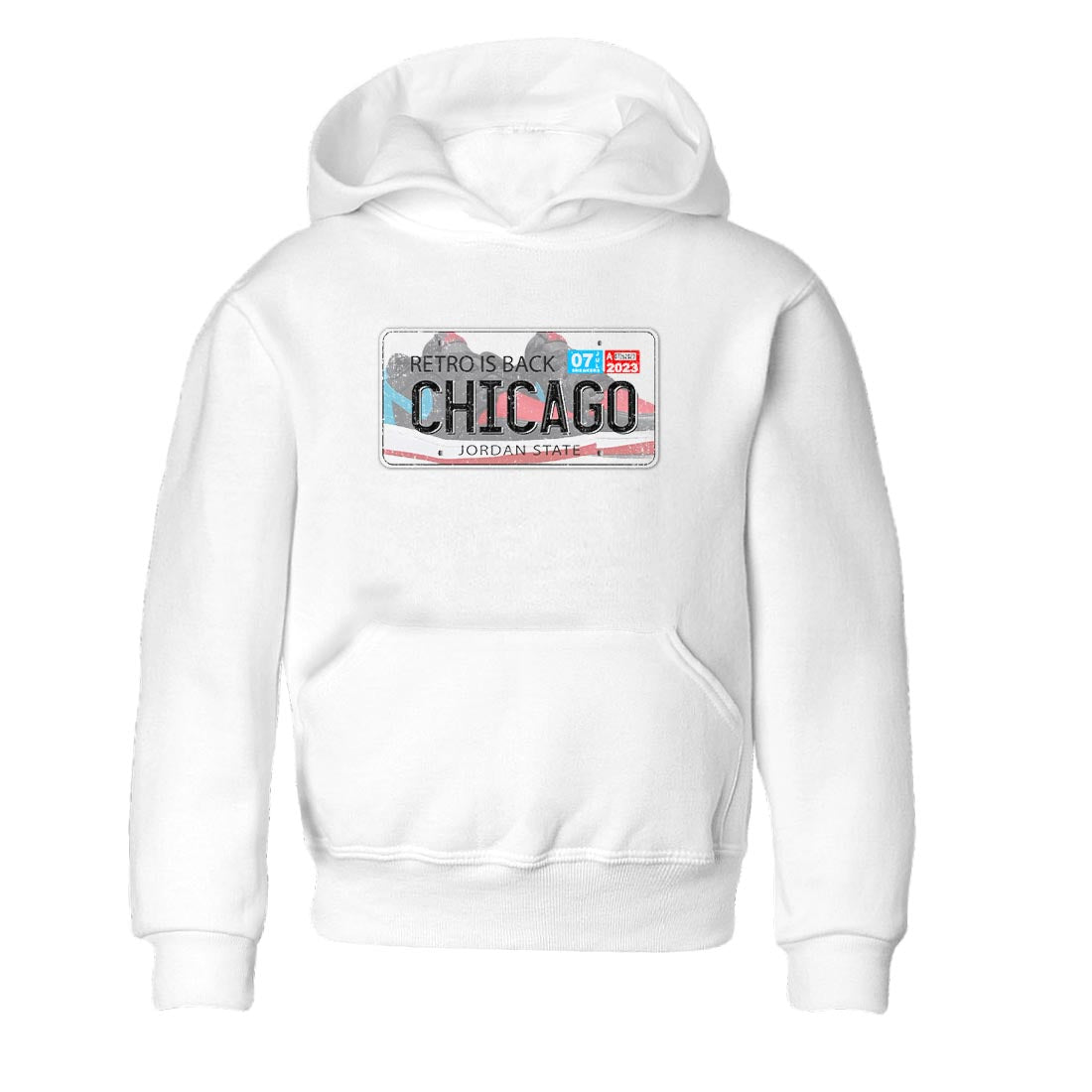 Jordan Plate snkmatch Tee Kids - Air Jordan 1 UNC to Chicago