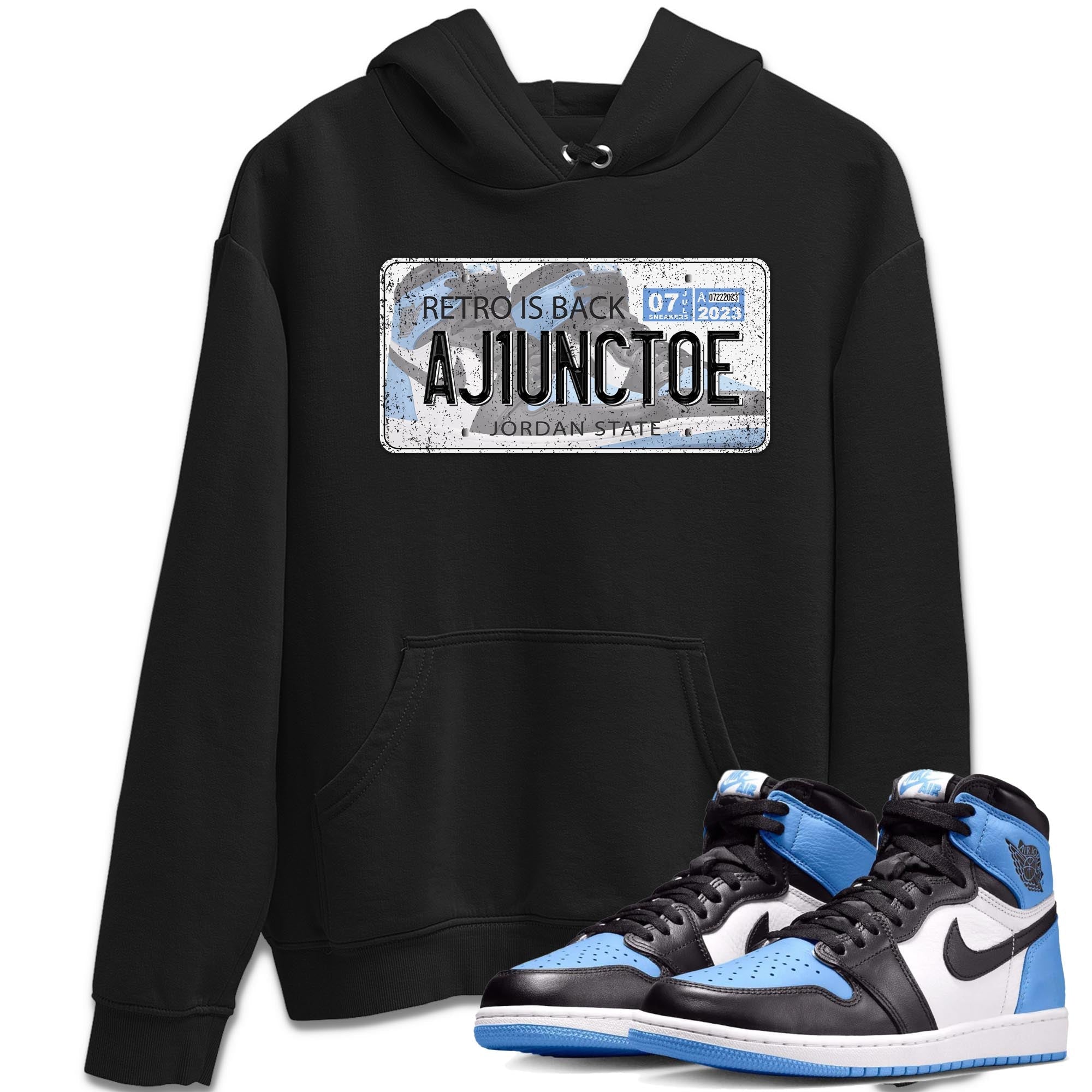 Jordan Plate snkmatch Tee - Air Jordan 1 UNC Toe