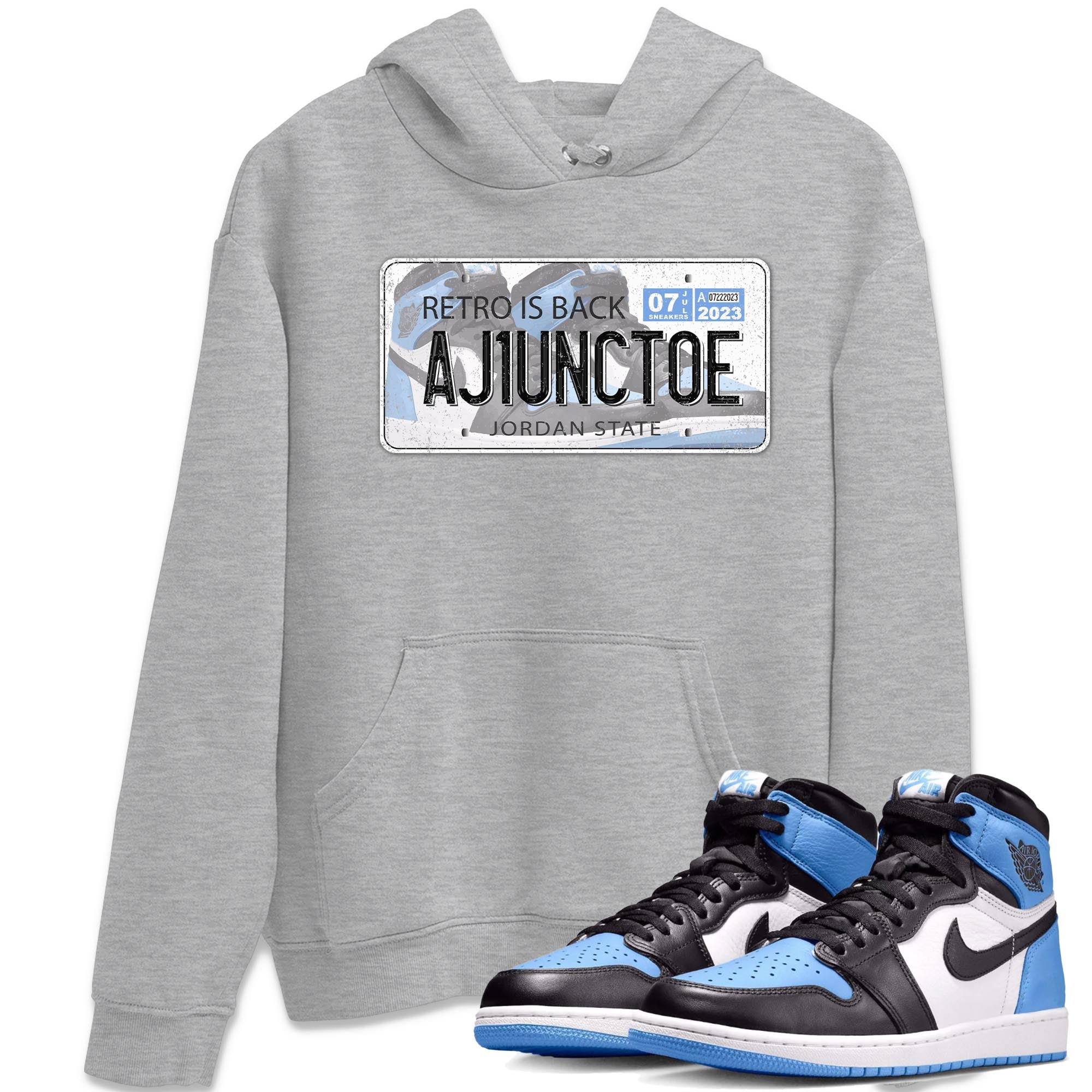 Jordan Plate snkmatch Tee - Air Jordan 1 UNC Toe