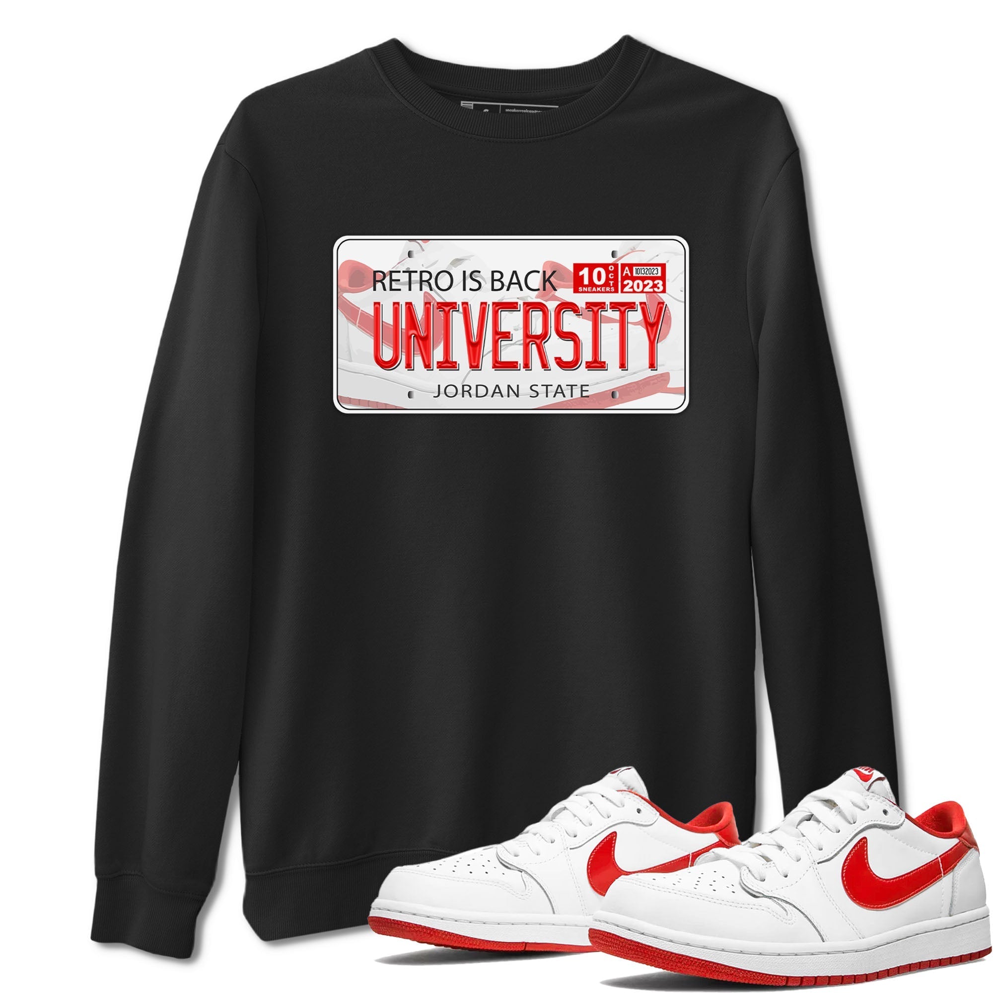Jordan Plate snkmatch Tee - Air Jordan 1 University Red