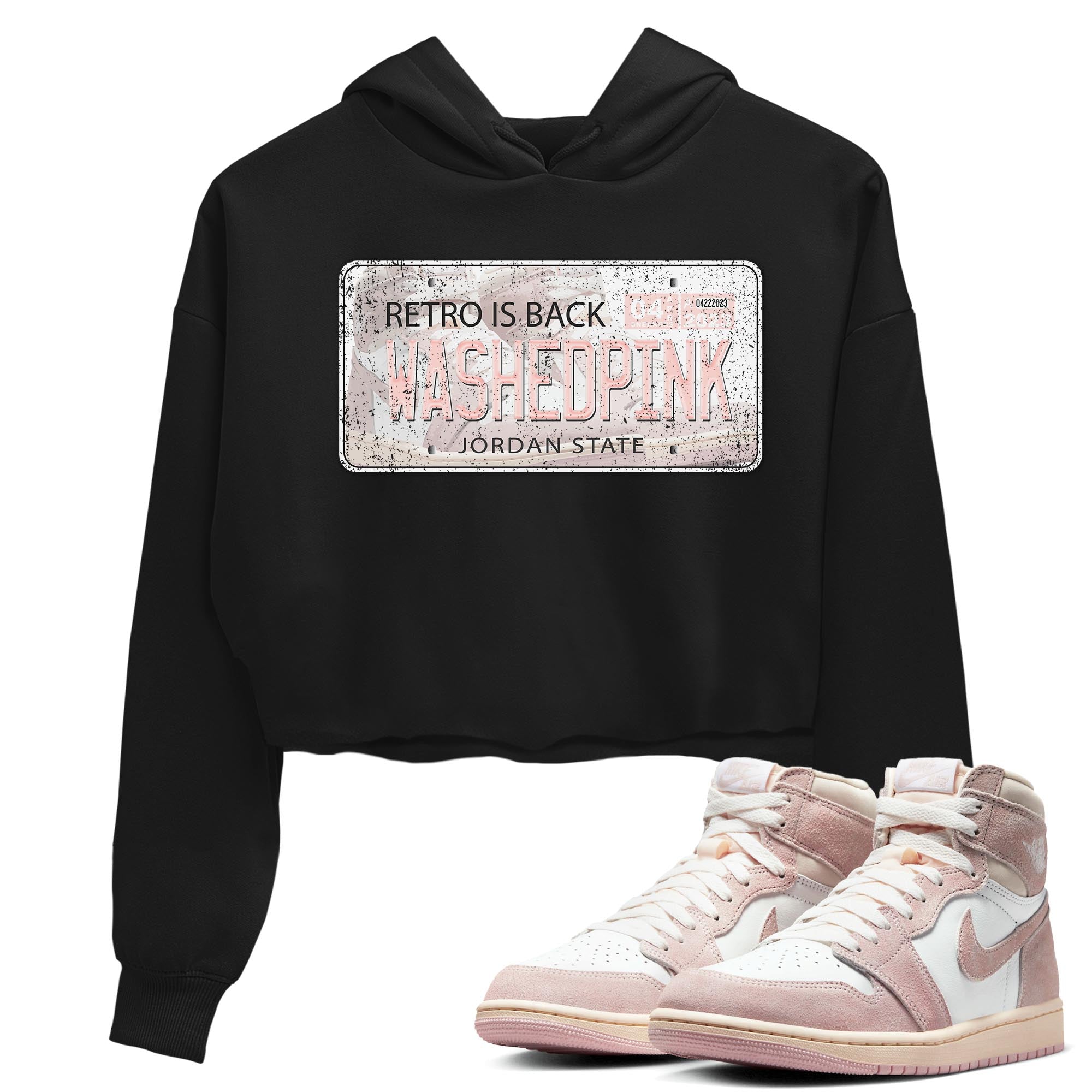 Jordan Plate Women's Tops - Air Jordan 1 Washed Pink