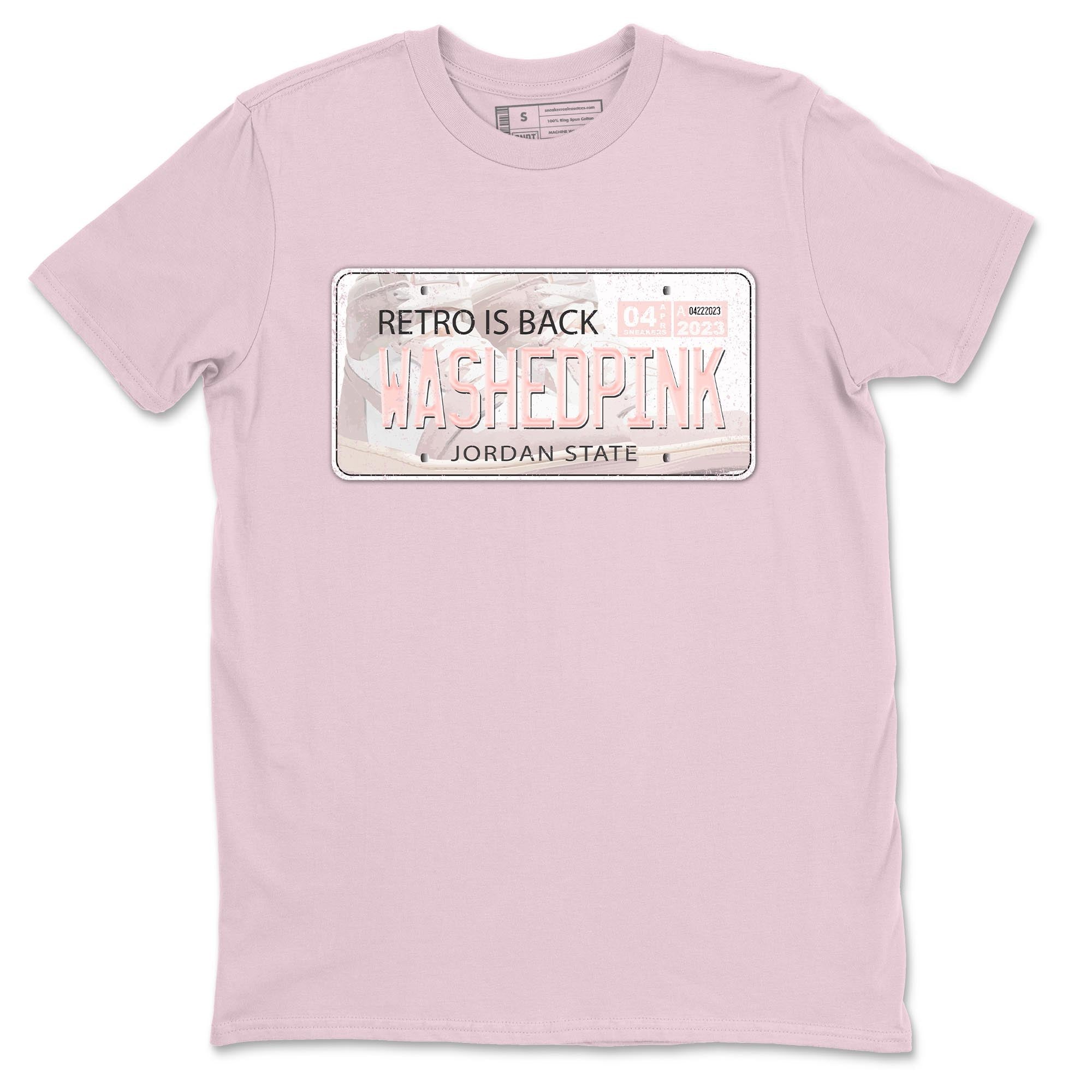 Jordan Plate Unisex Tops - Air Jordan 1 Washed Pink